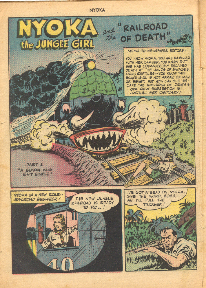 Read online Nyoka the Jungle Girl (1945) comic -  Issue #11 - 4