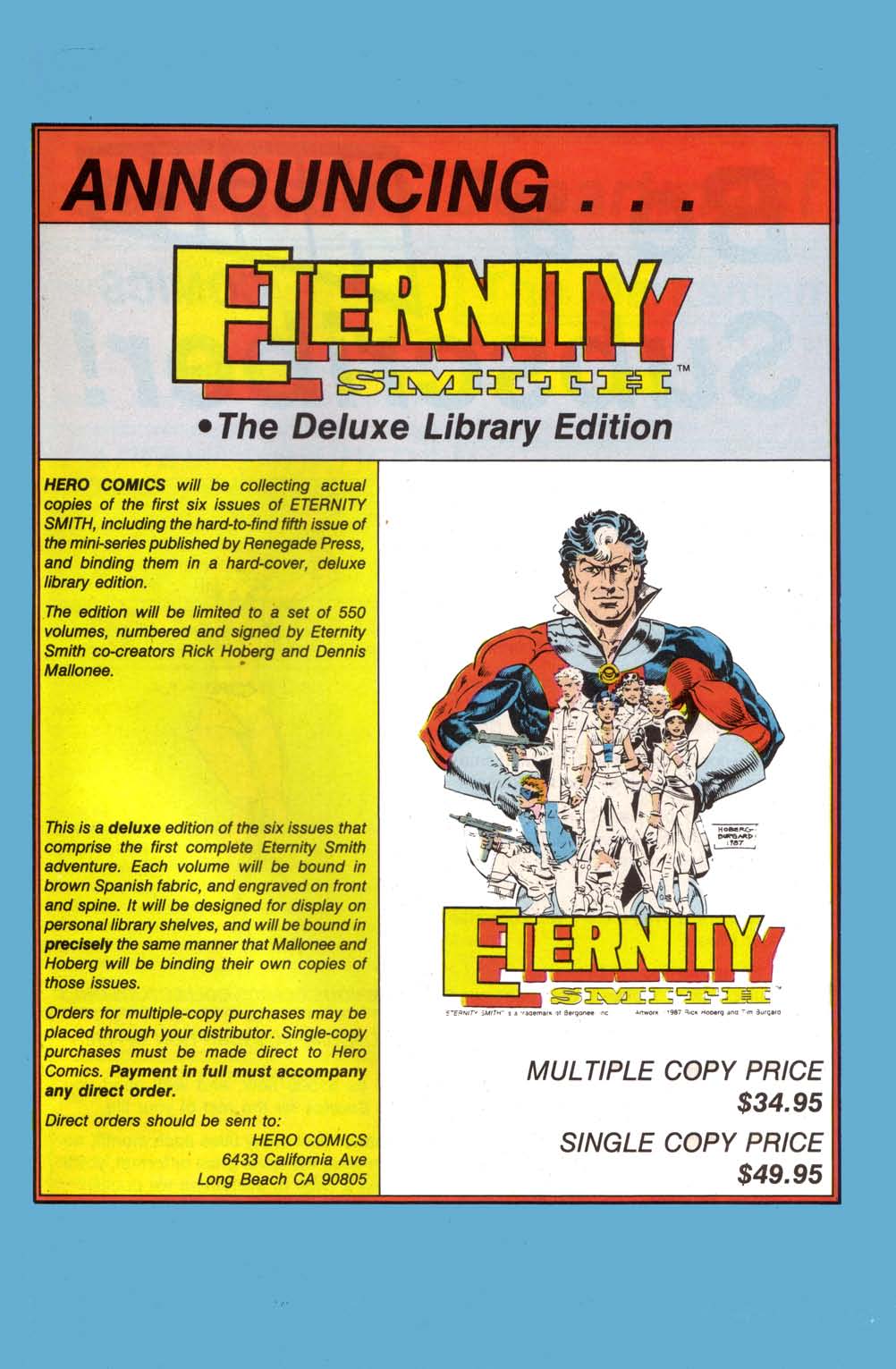 Read online Eternity Smith (1987) comic -  Issue #6 - 33