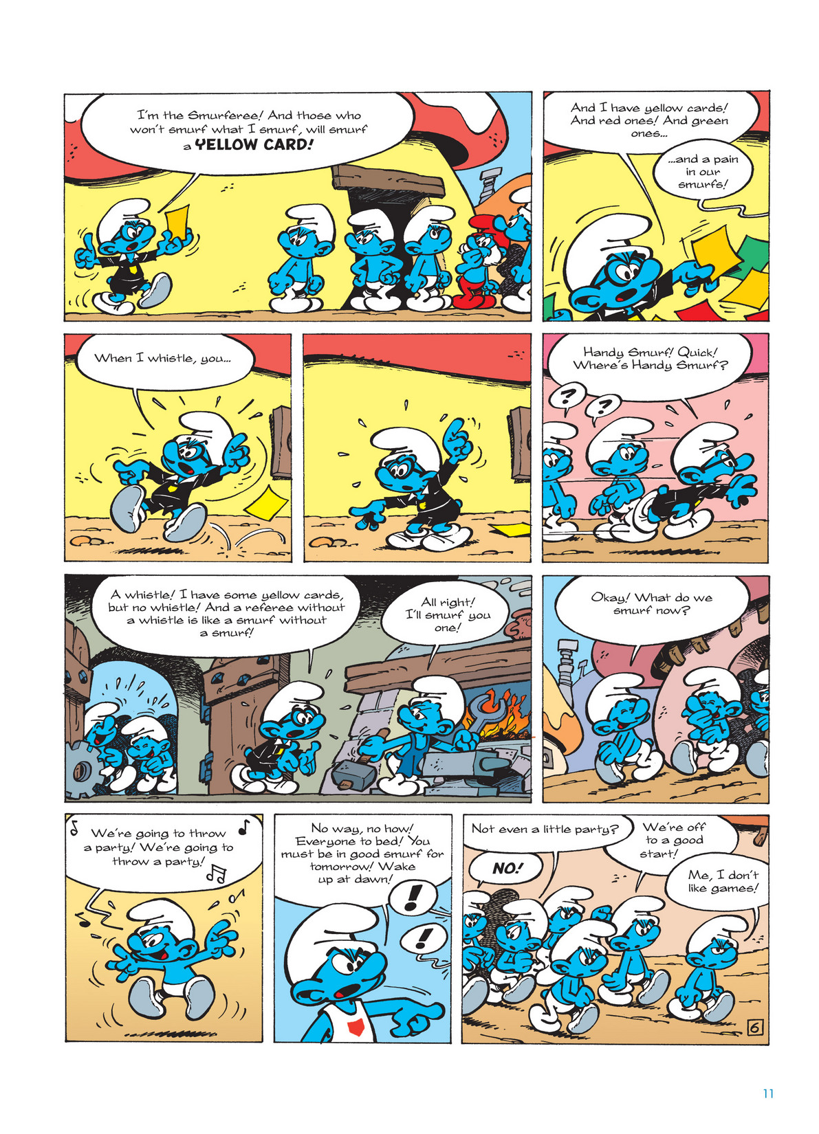 Read online The Smurfs comic -  Issue #11 - 11