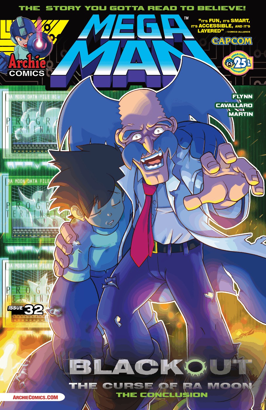 Read online Mega Man comic -  Issue #32 - 1
