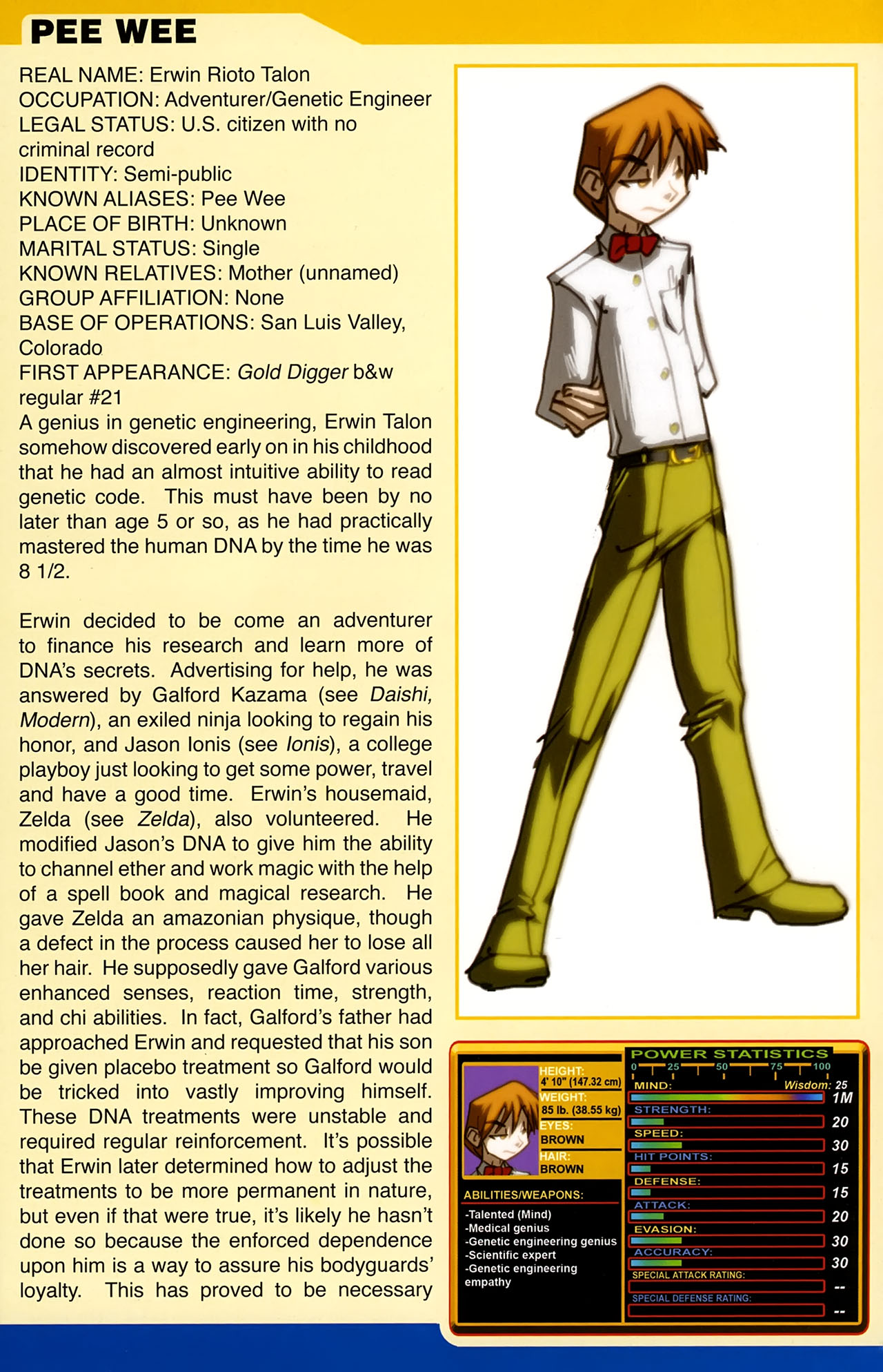 Read online Gold Digger Sourcebook: The Official Handbook of the GD Universe comic -  Issue #11 - 3