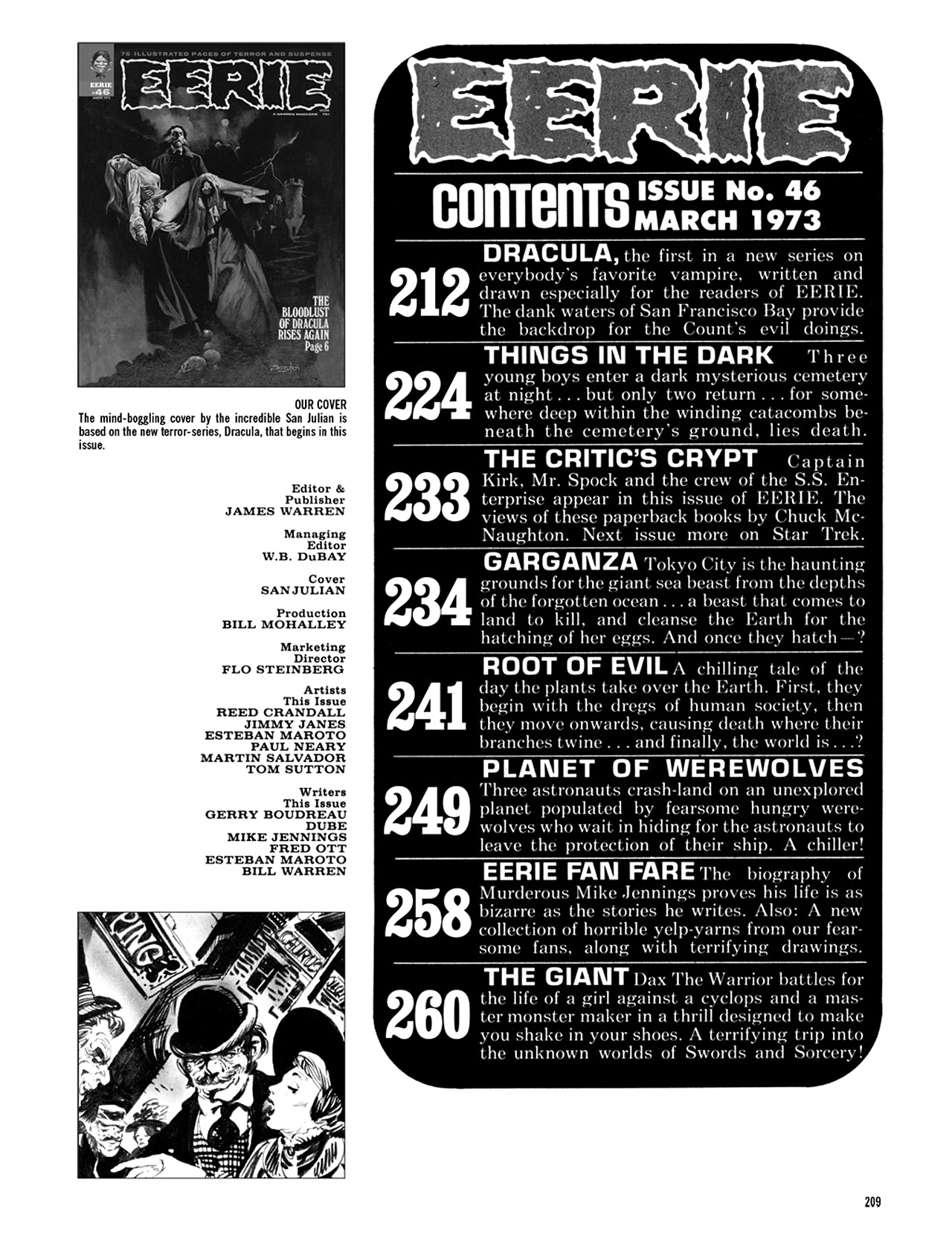 Read online Eerie Archives comic -  Issue # TPB 9 - 210