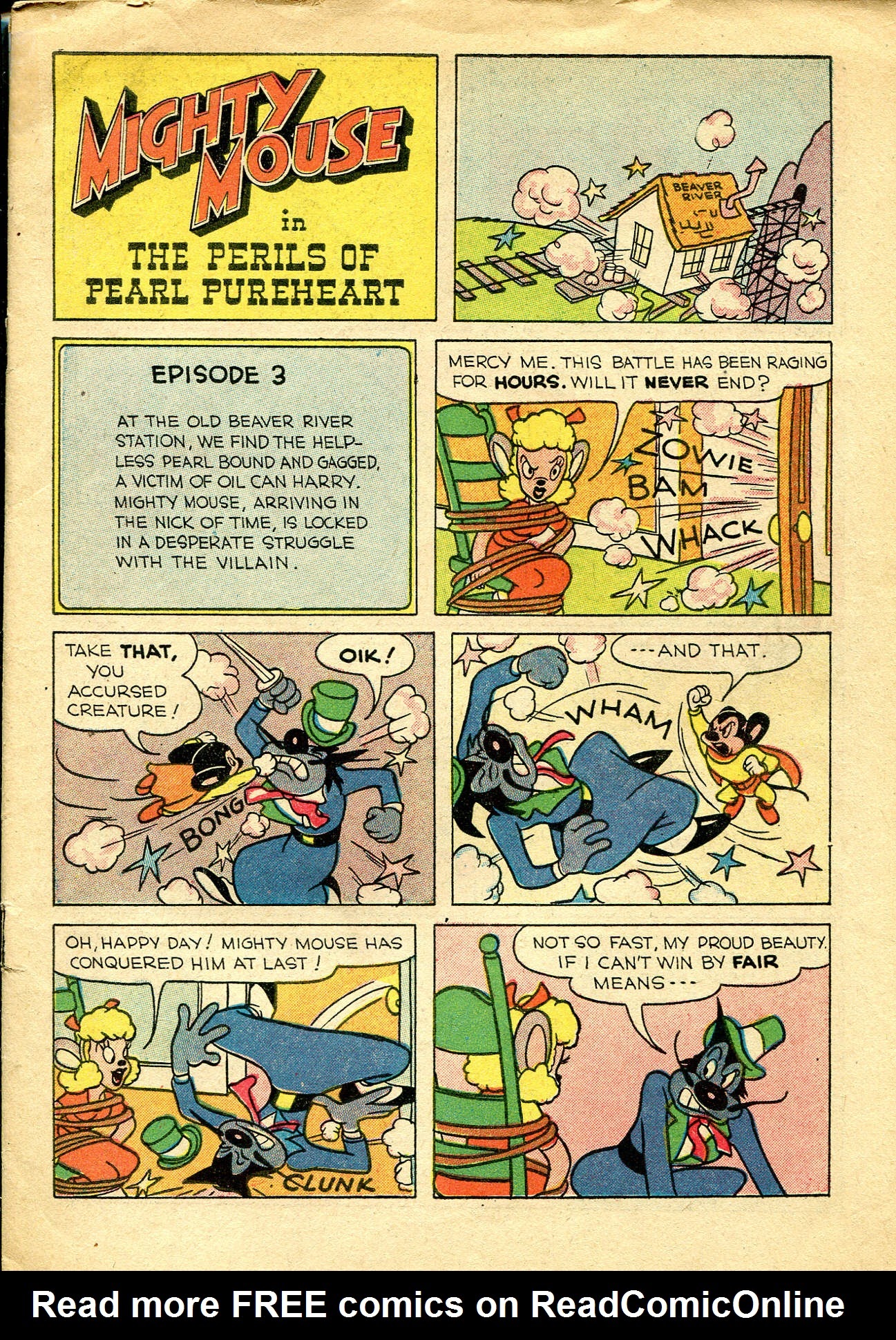 Read online Paul Terry's Mighty Mouse Comics comic -  Issue #10 - 3