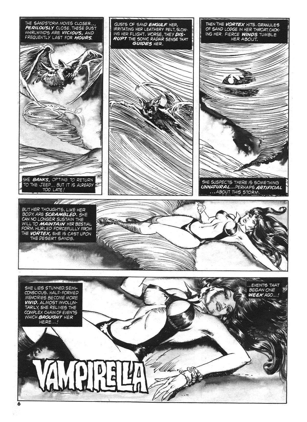 Read online Vampirella (1969) comic -  Issue #64 - 6
