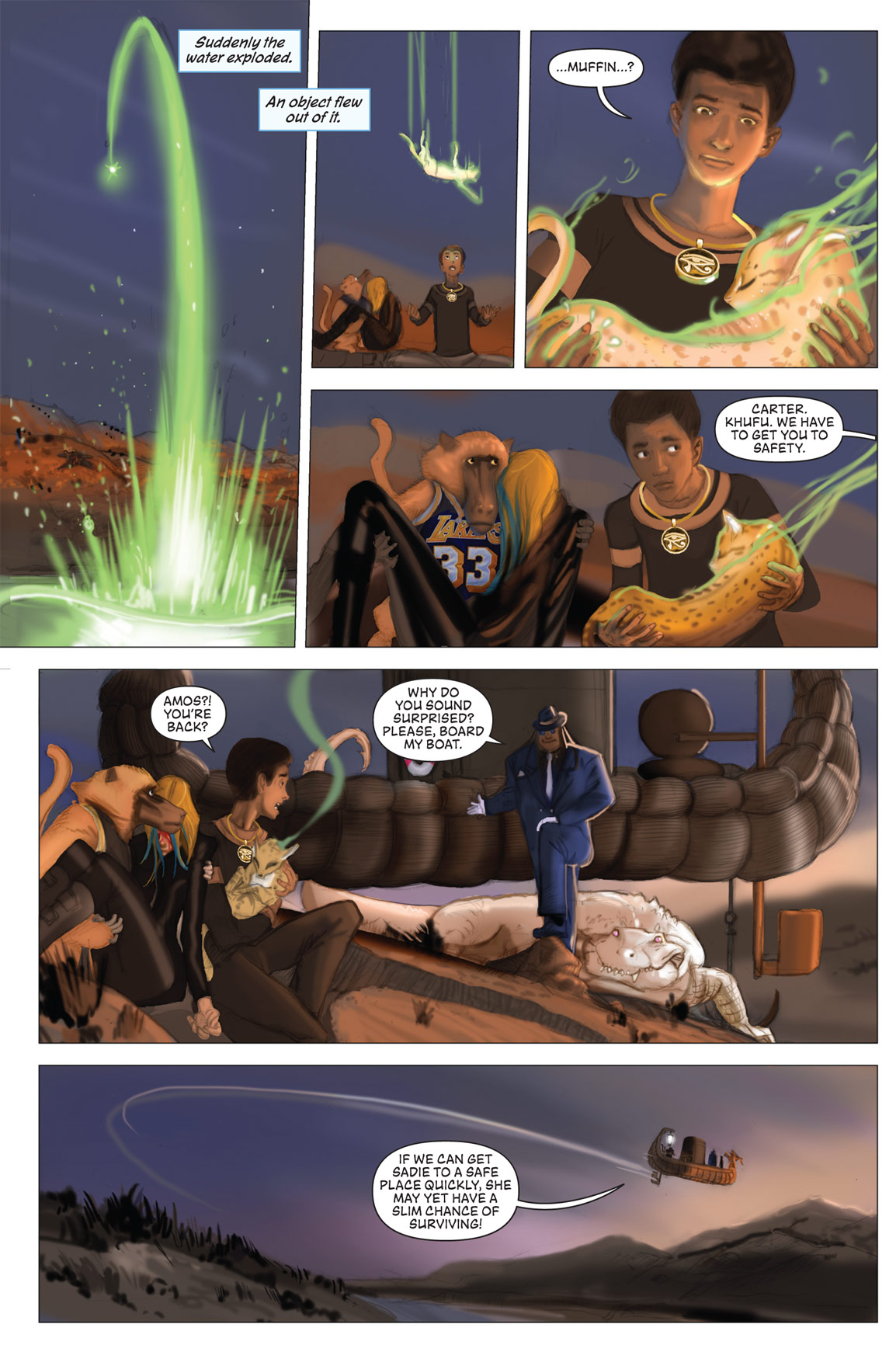 Read online The Kane Chronicles comic -  Issue # TPB 1 - 135