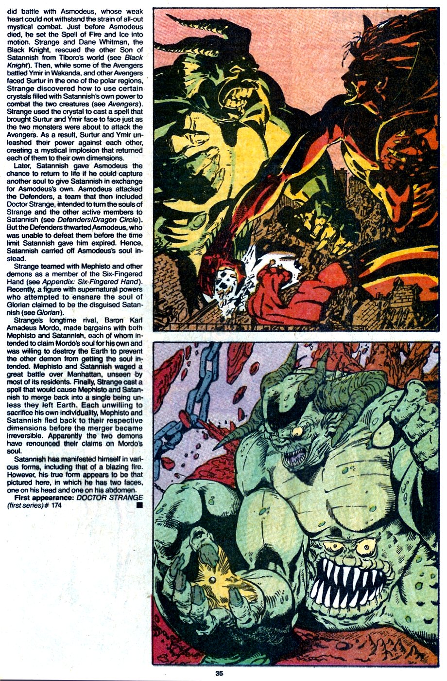 Read online The Official Handbook of the Marvel Universe: Update '89 comic -  Issue #6 - 37