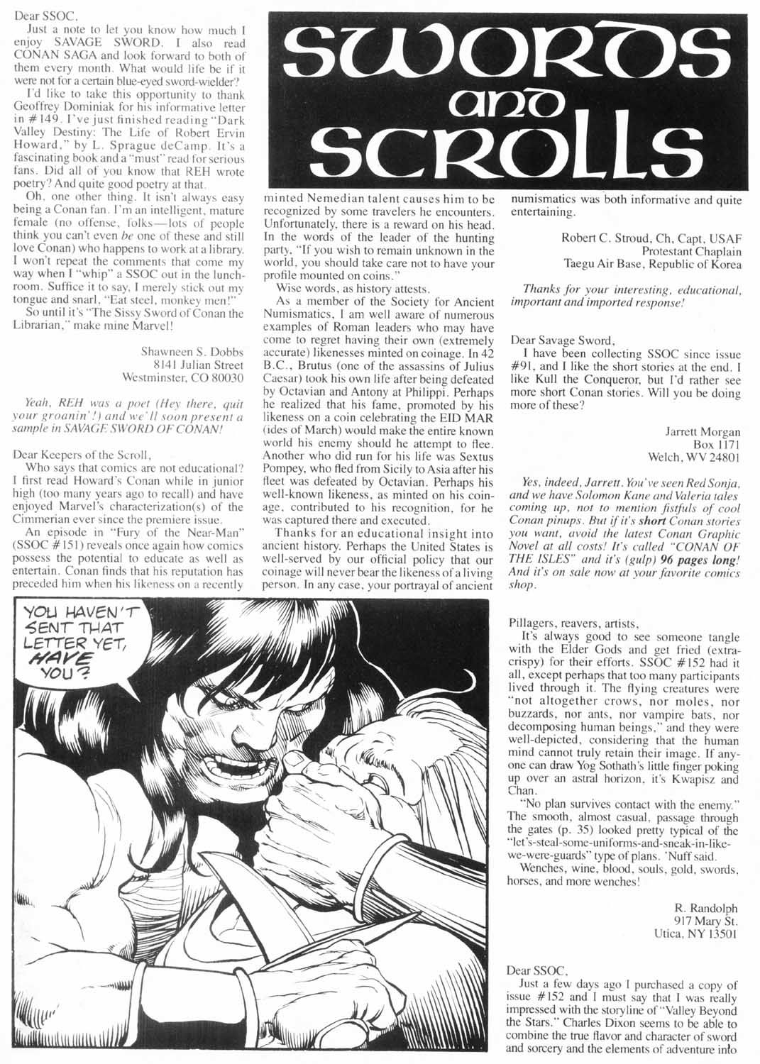 Read online The Savage Sword Of Conan comic -  Issue #157 - 4