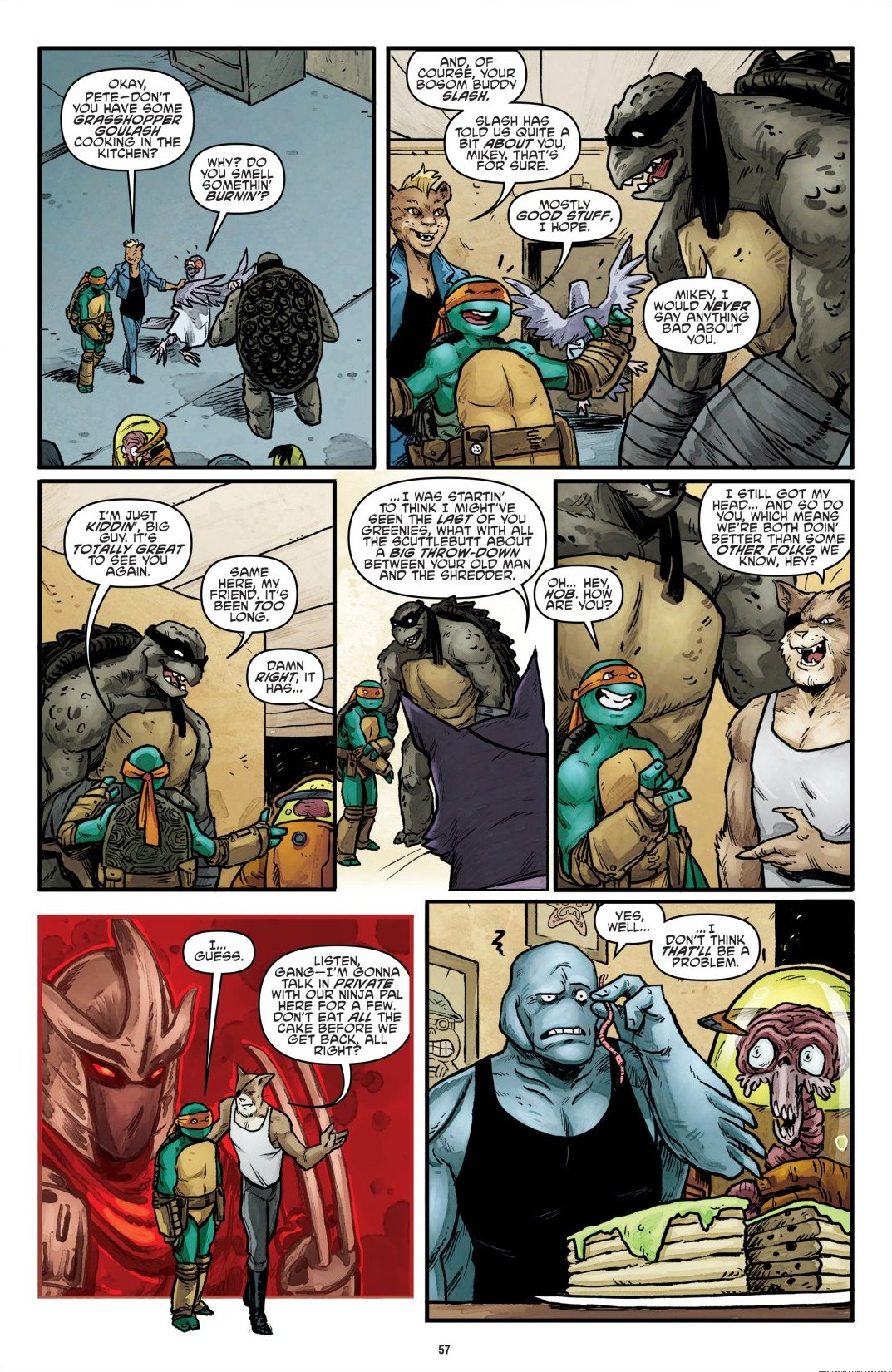 Read online Teenage Mutant Ninja Turtles: The IDW Collection comic -  Issue # TPB 7 (Part 1) - 56