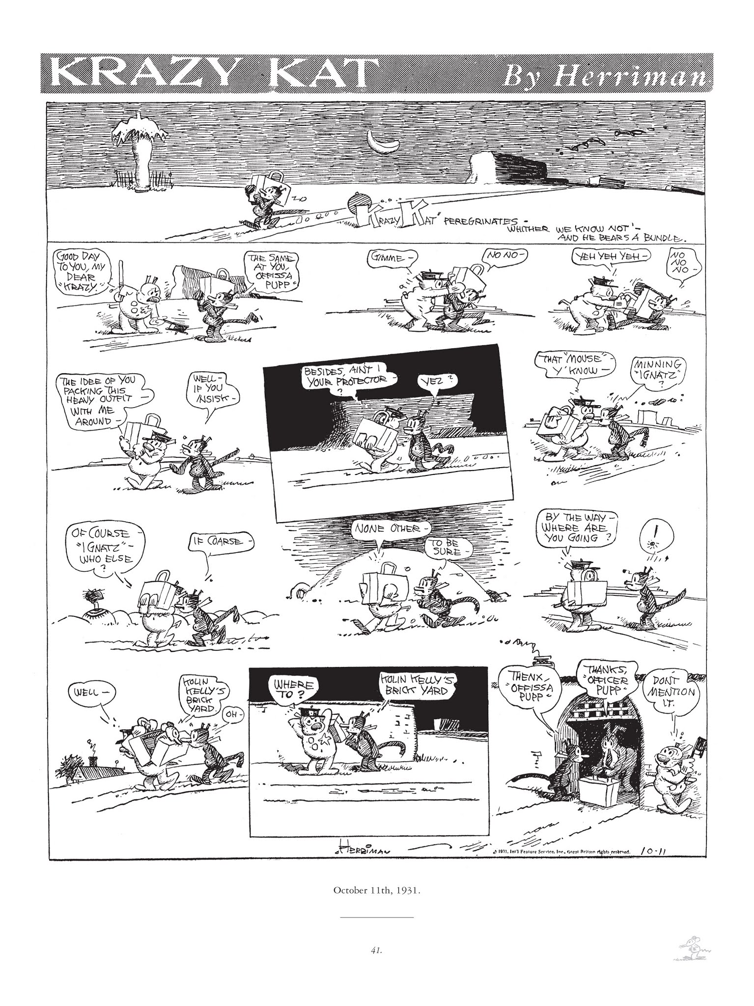 Read online Krazy & Ignatz comic -  Issue # TPB 7 - 38