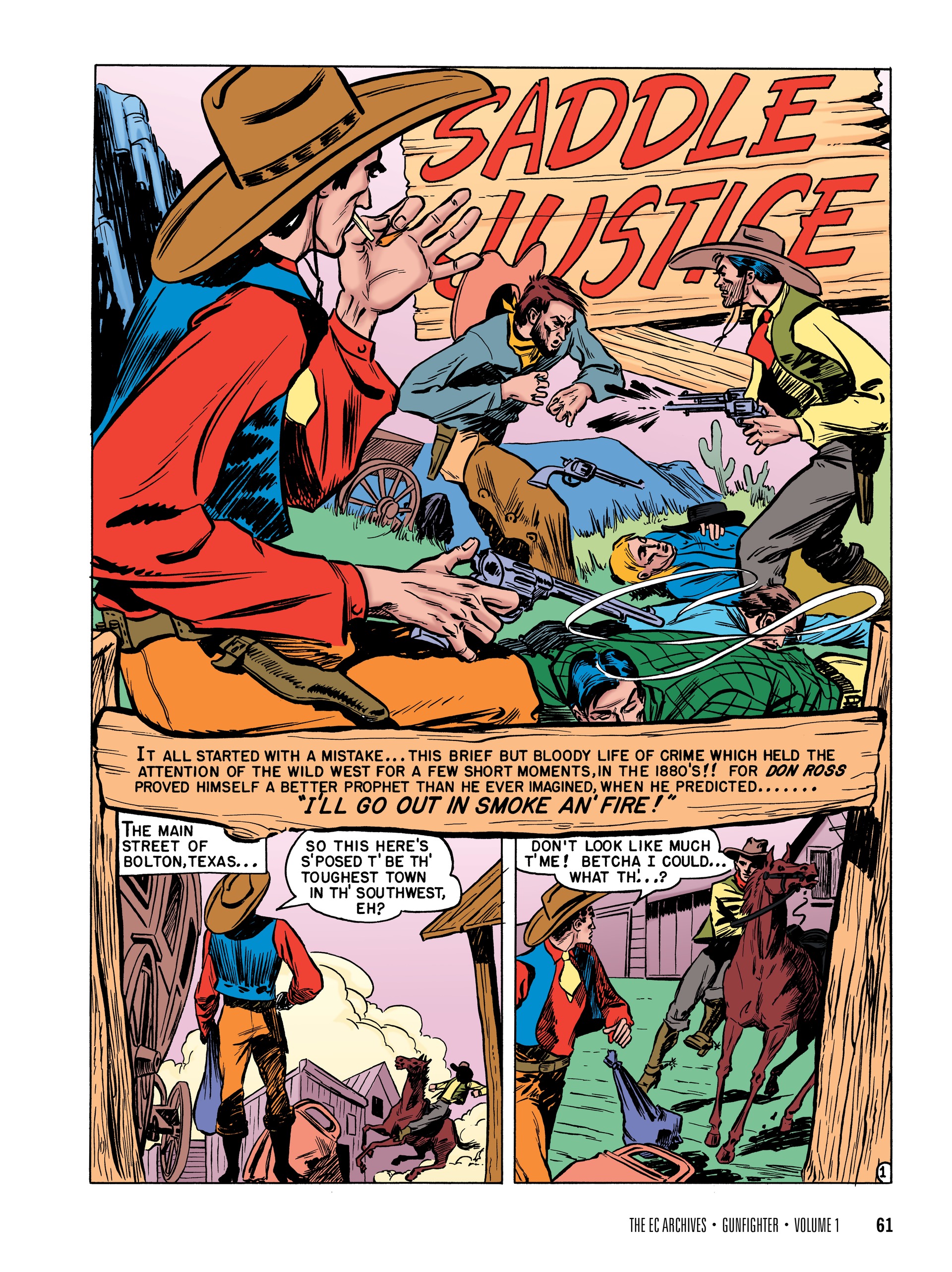 Read online The EC Archives: Gunfighter comic -  Issue # TPB (Part 1) - 64