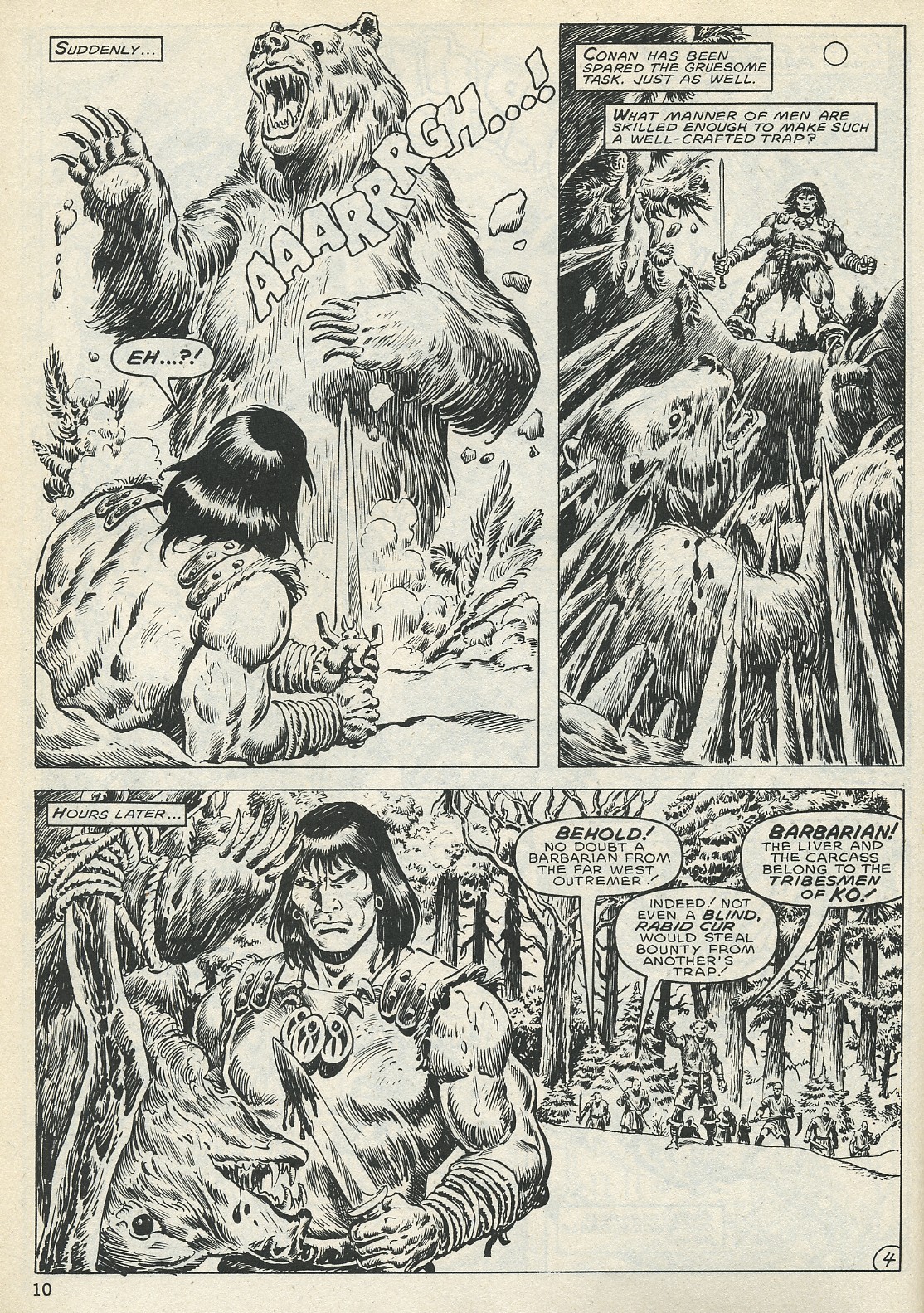 Read online The Savage Sword Of Conan comic -  Issue #132 - 10