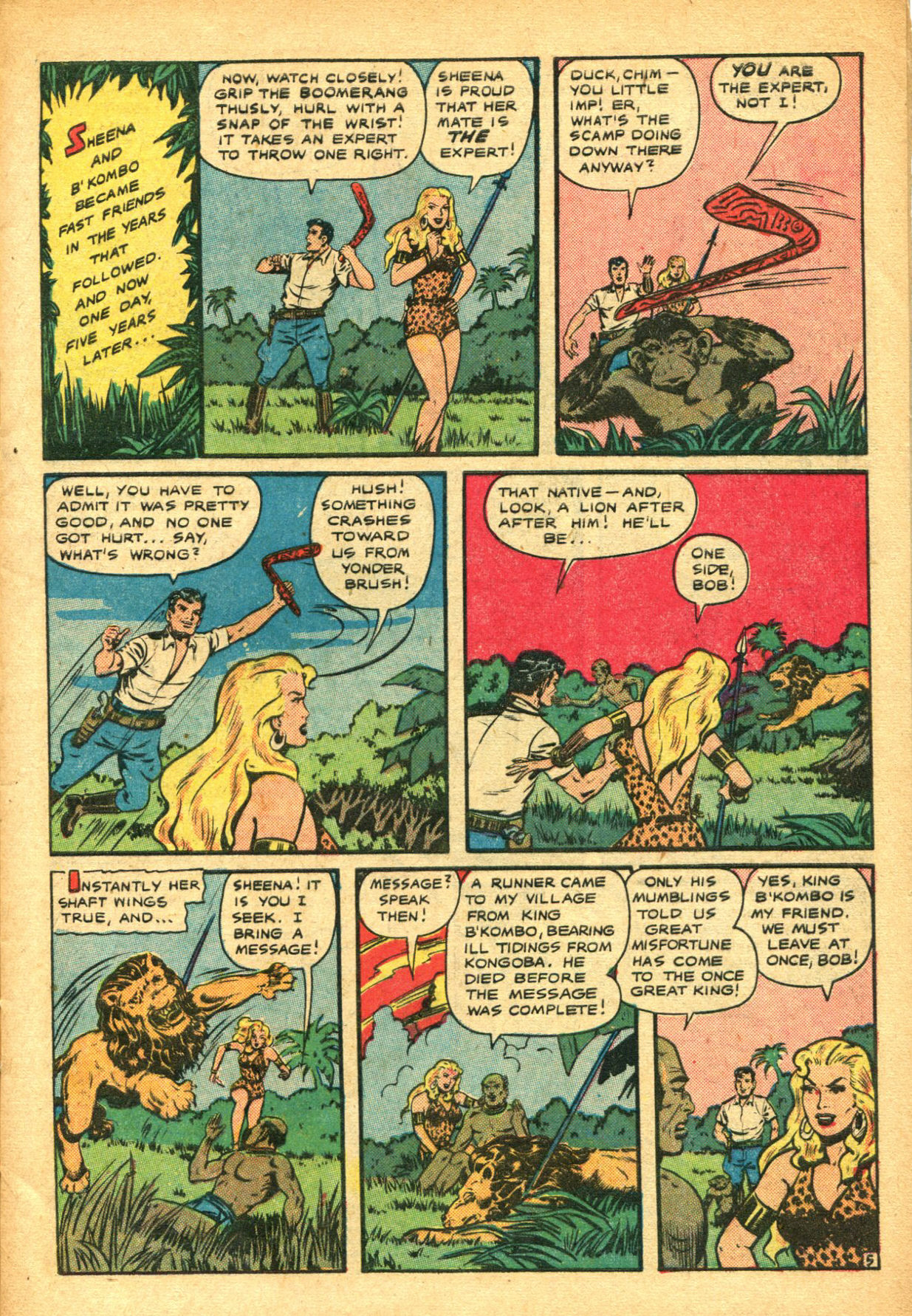 Read online Jumbo Comics comic -  Issue #140 - 7