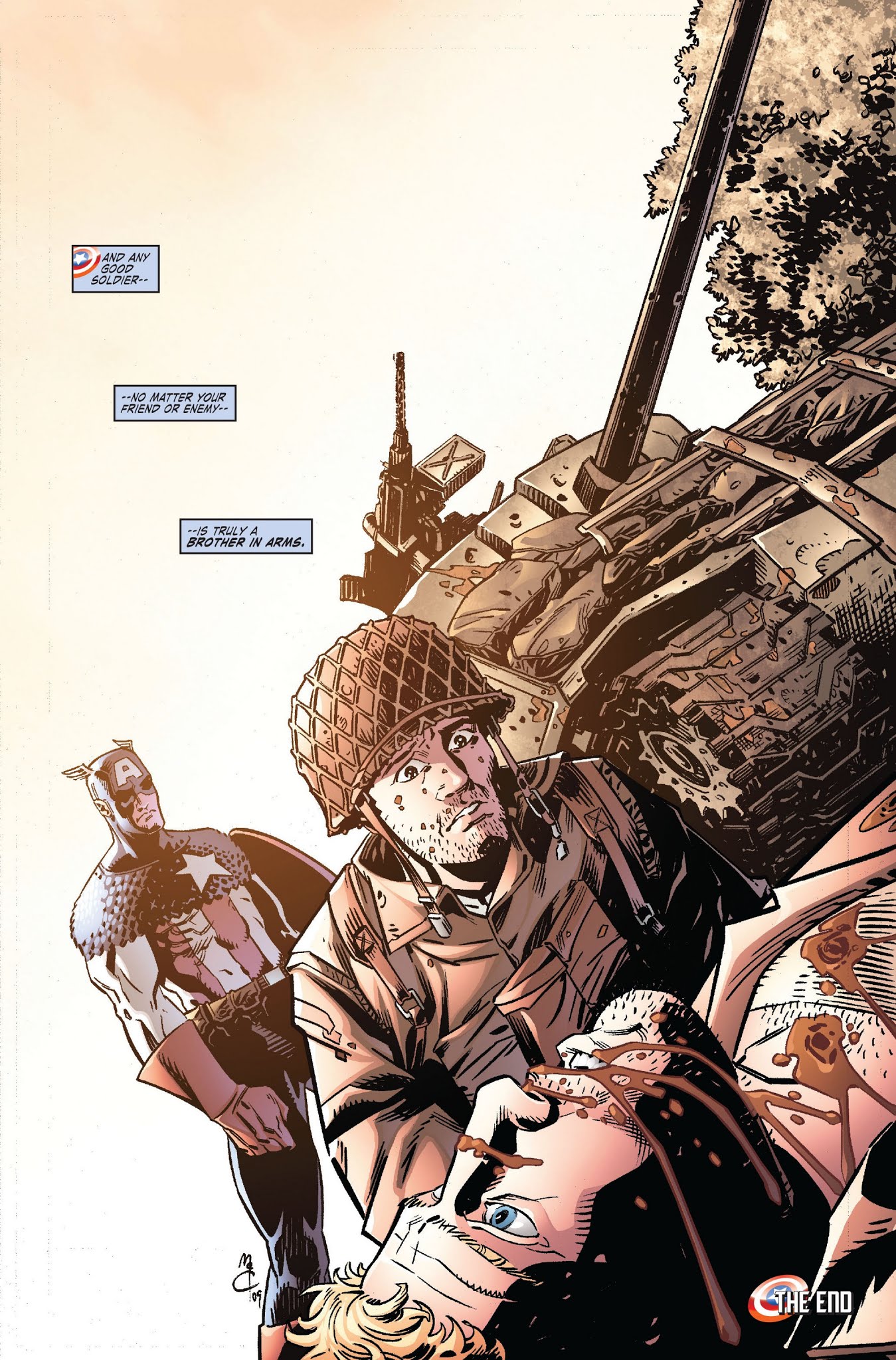 Read online Captain America Theater Of War: A Brother In Arms comic -  Issue # Full - 37