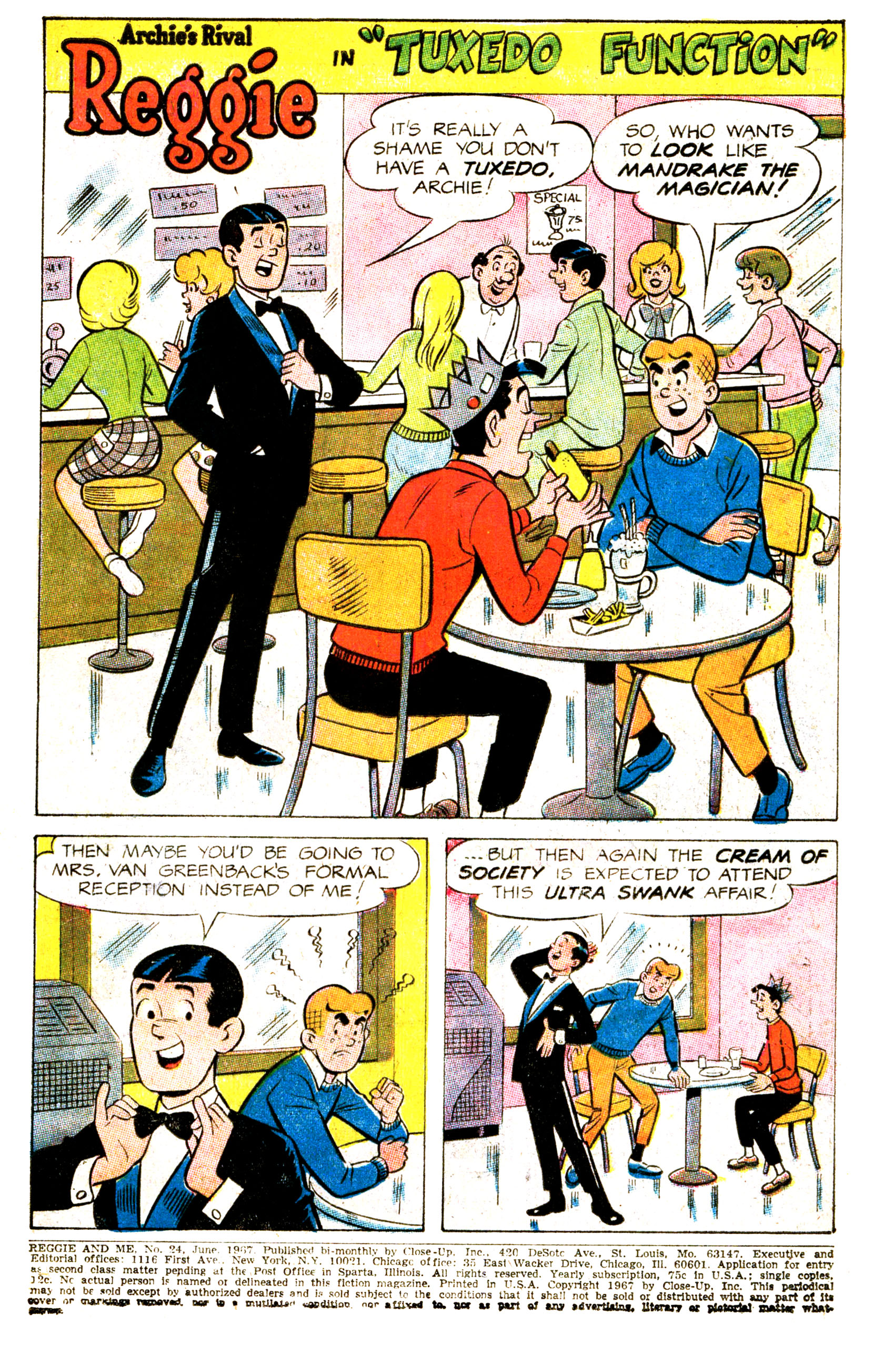 Read online Reggie and Me (1966) comic -  Issue #24 - 3