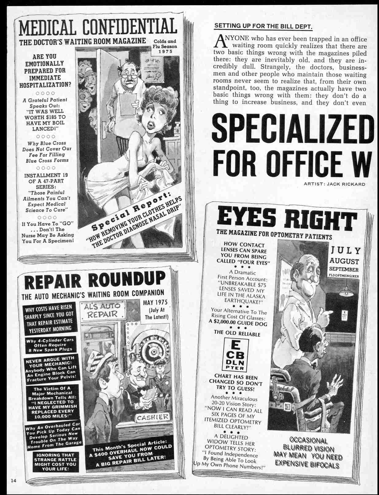 Read online MAD comic -  Issue #173 - 16