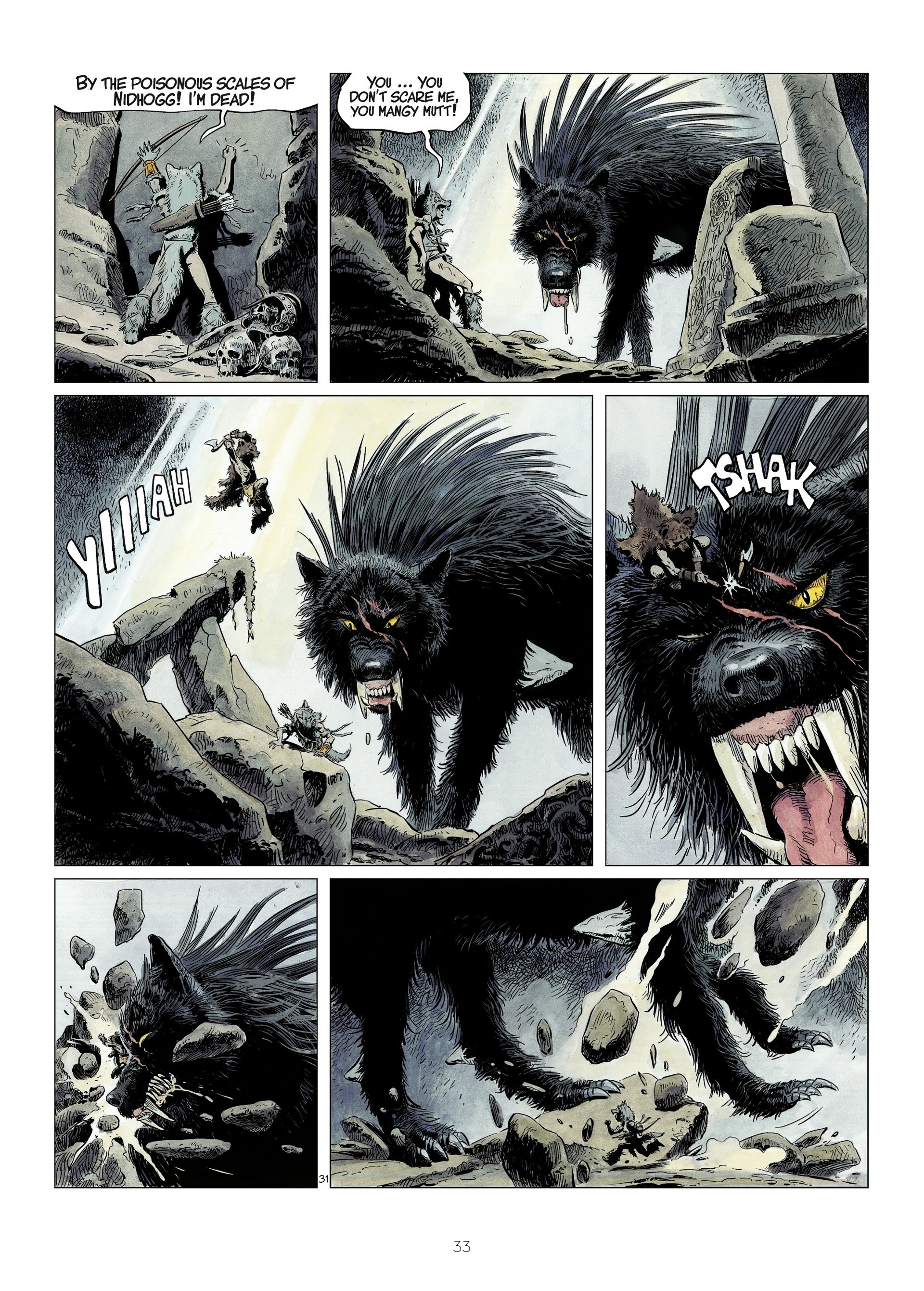 Read online The World of Thorgal: Wolfcub comic -  Issue #3 - 35