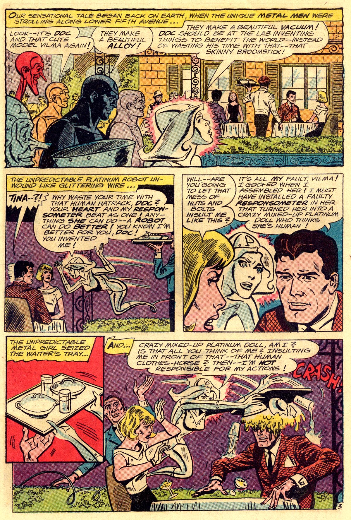 Read online Metal Men (1963) comic -  Issue #17 - 5