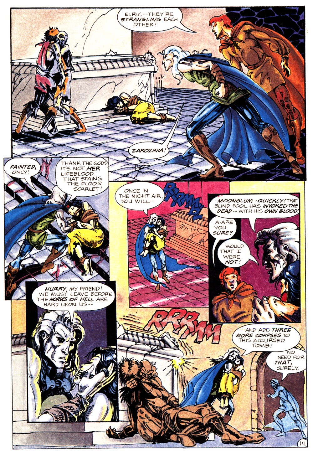 Read online Elric: The Bane of the Black Sword comic -  Issue #4 - 17