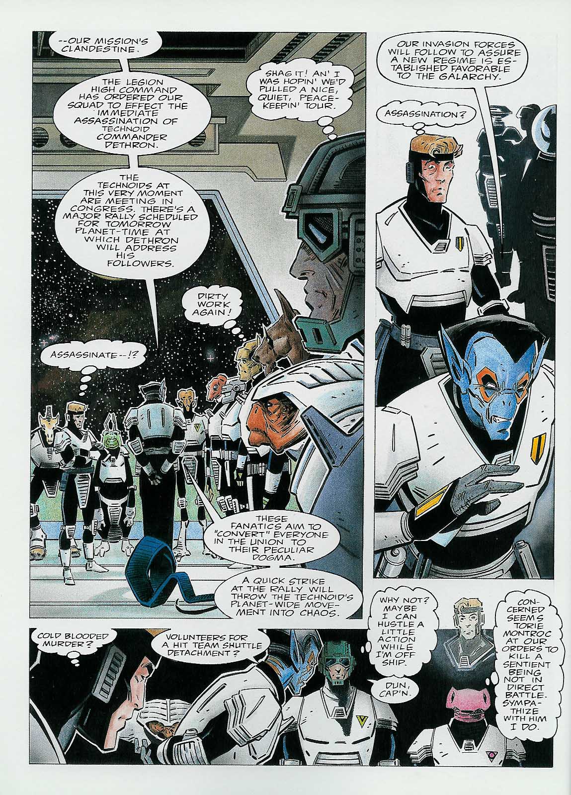 Read online Marvel Graphic Novel comic -  Issue #25 - The Alien Legion - A Grey Day to Die - 22