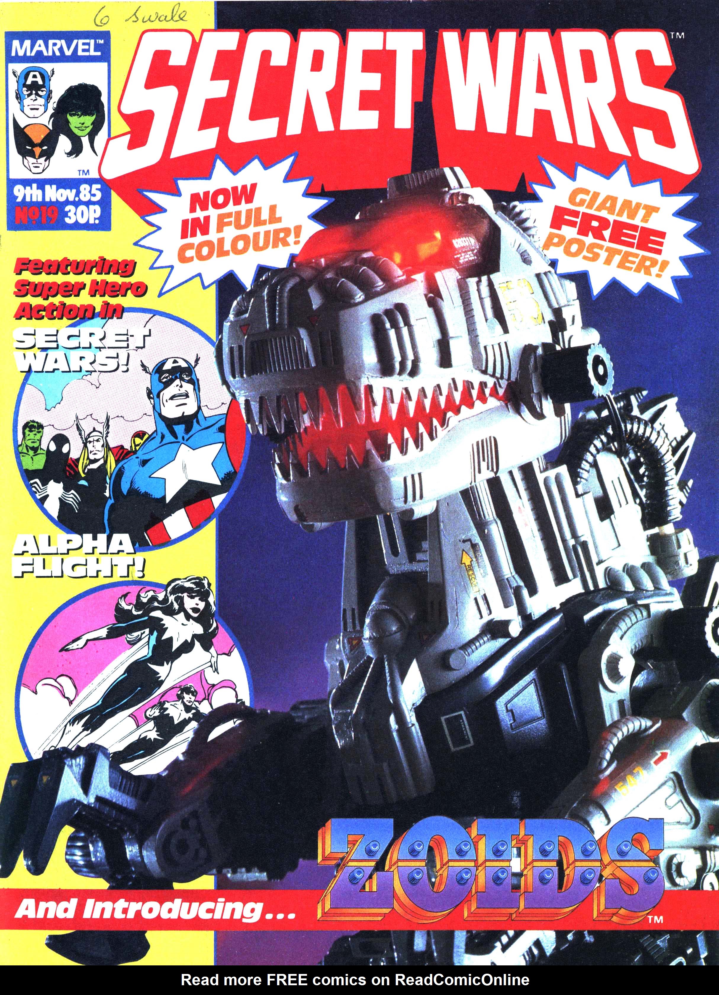 Read online Secret Wars (1985) comic -  Issue #19 - 1