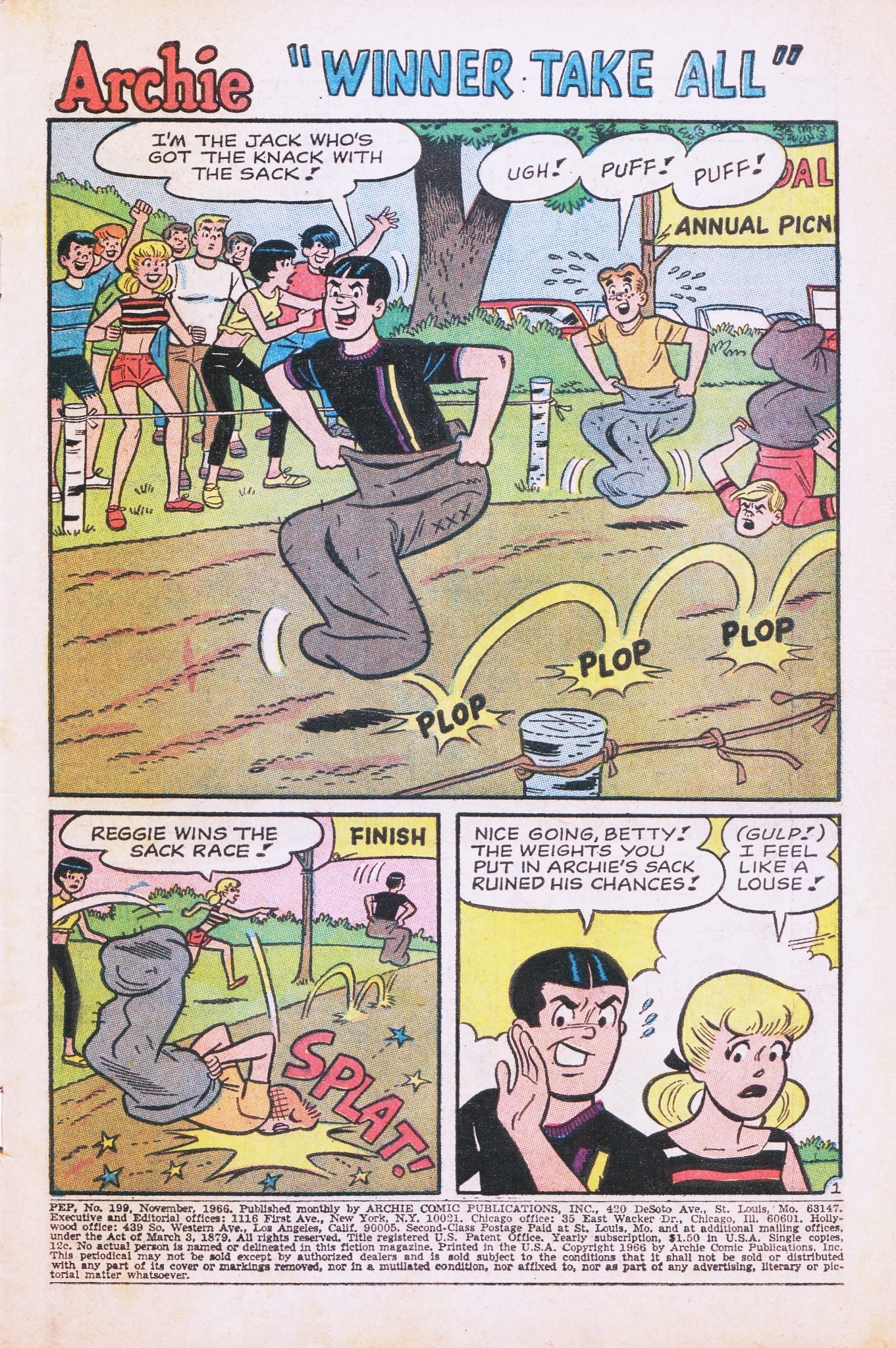 Read online Pep Comics comic -  Issue #199 - 3