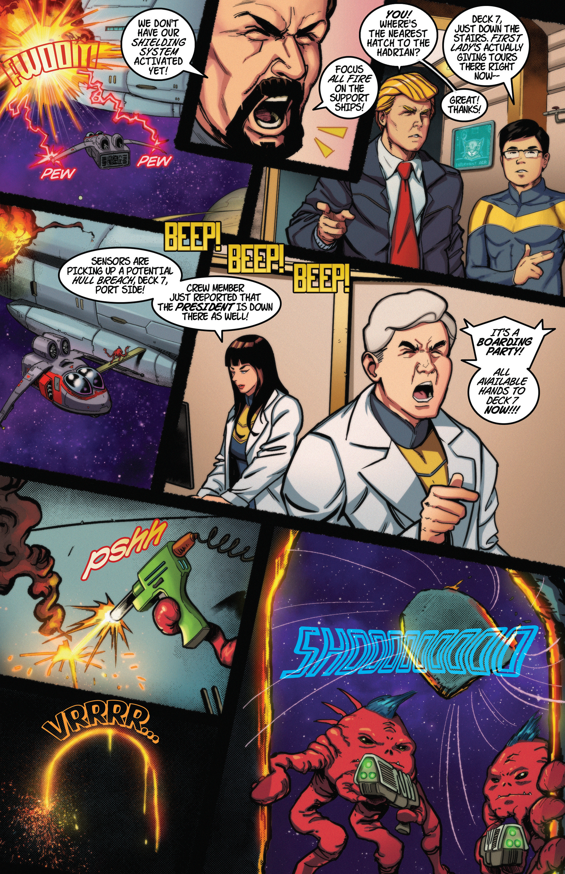 Read online Trump's Space Force comic -  Issue # Full - 28