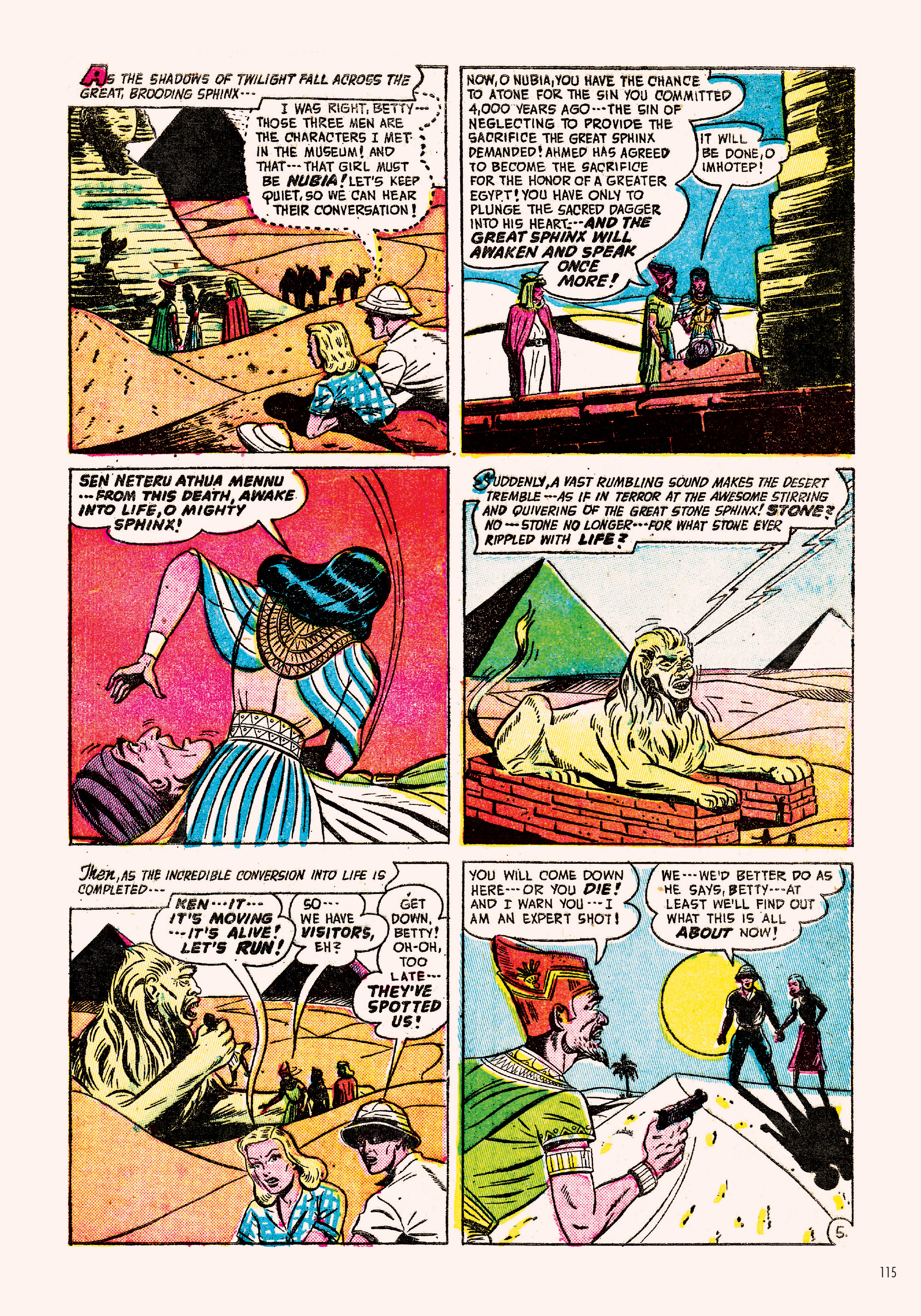 Read online Classic Monsters of Pre-Code Horror Comics: Mummies comic -  Issue # TPB - 115