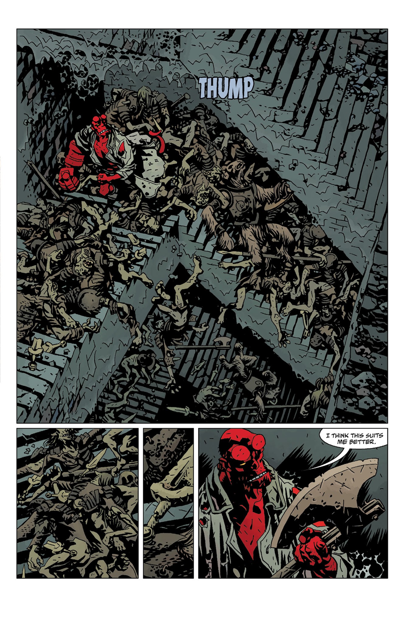 Read online Hellboy: The Storm And The Fury comic -  Issue # TPB - 102