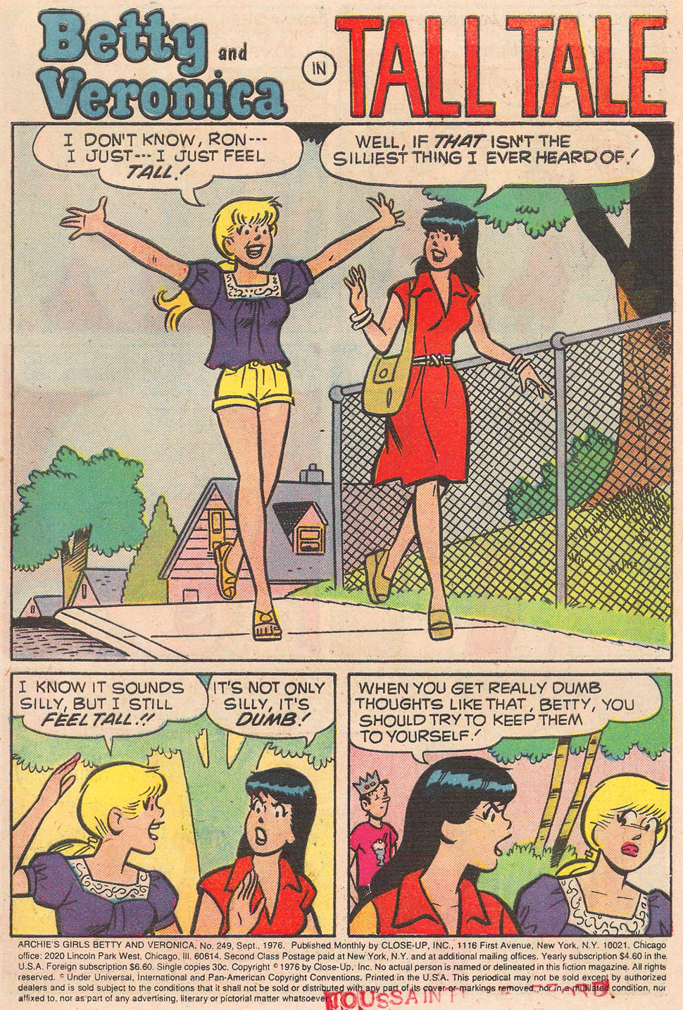 Read online Archie's Girls Betty and Veronica comic -  Issue #249 - 3