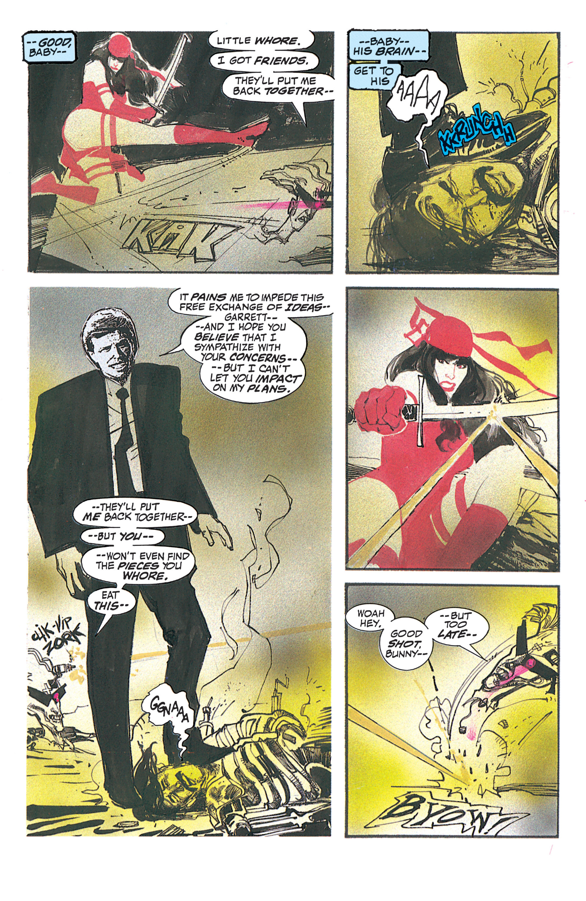 Read online Elektra: Assassin comic -  Issue #8 - 30