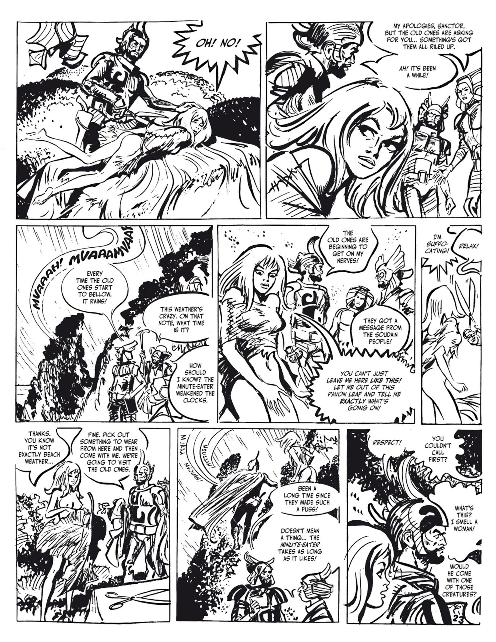 Read online Barbarella and The Wrath of the Minute-Eater comic -  Issue # TPB - 28