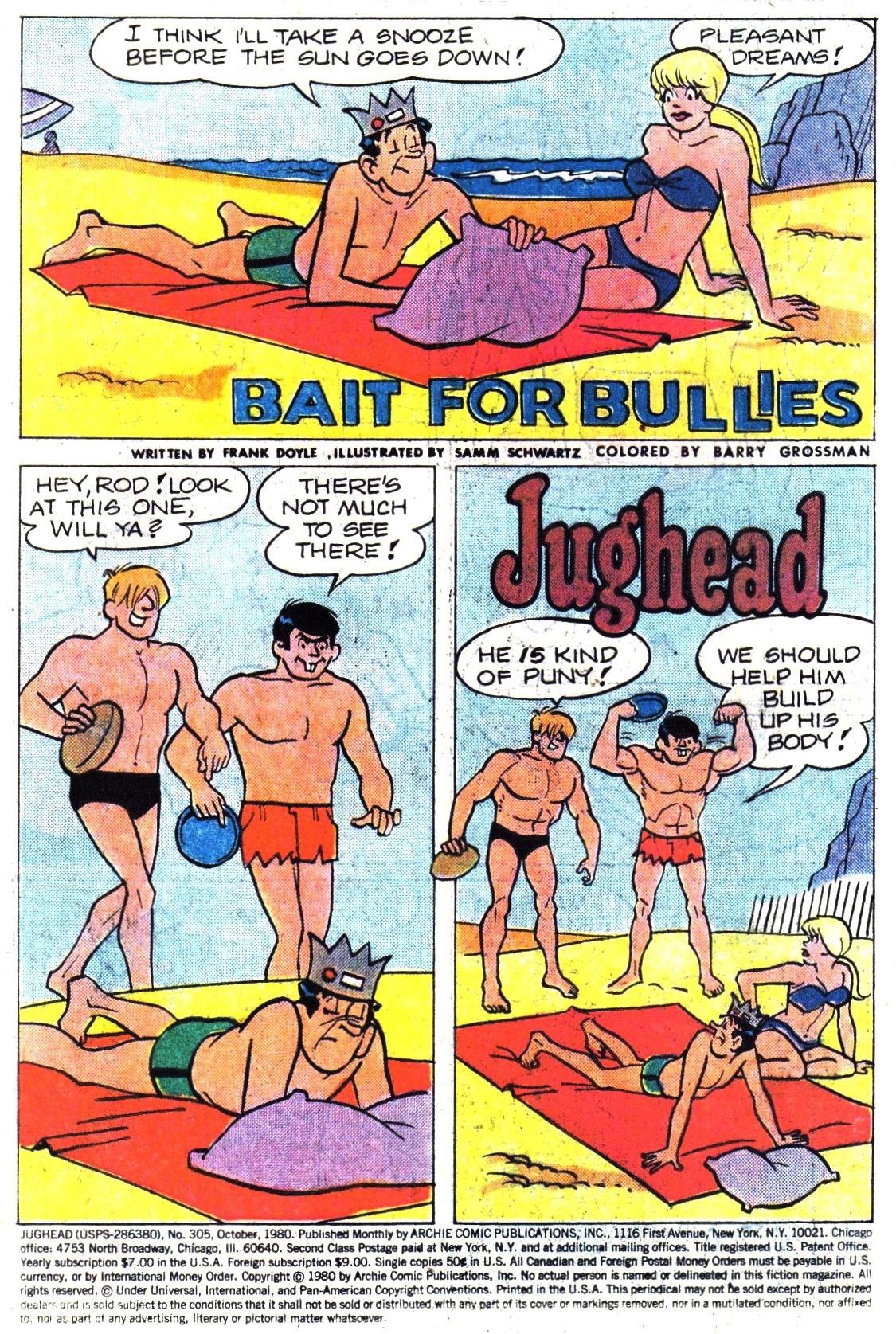 Read online Jughead (1965) comic -  Issue #305 - 3