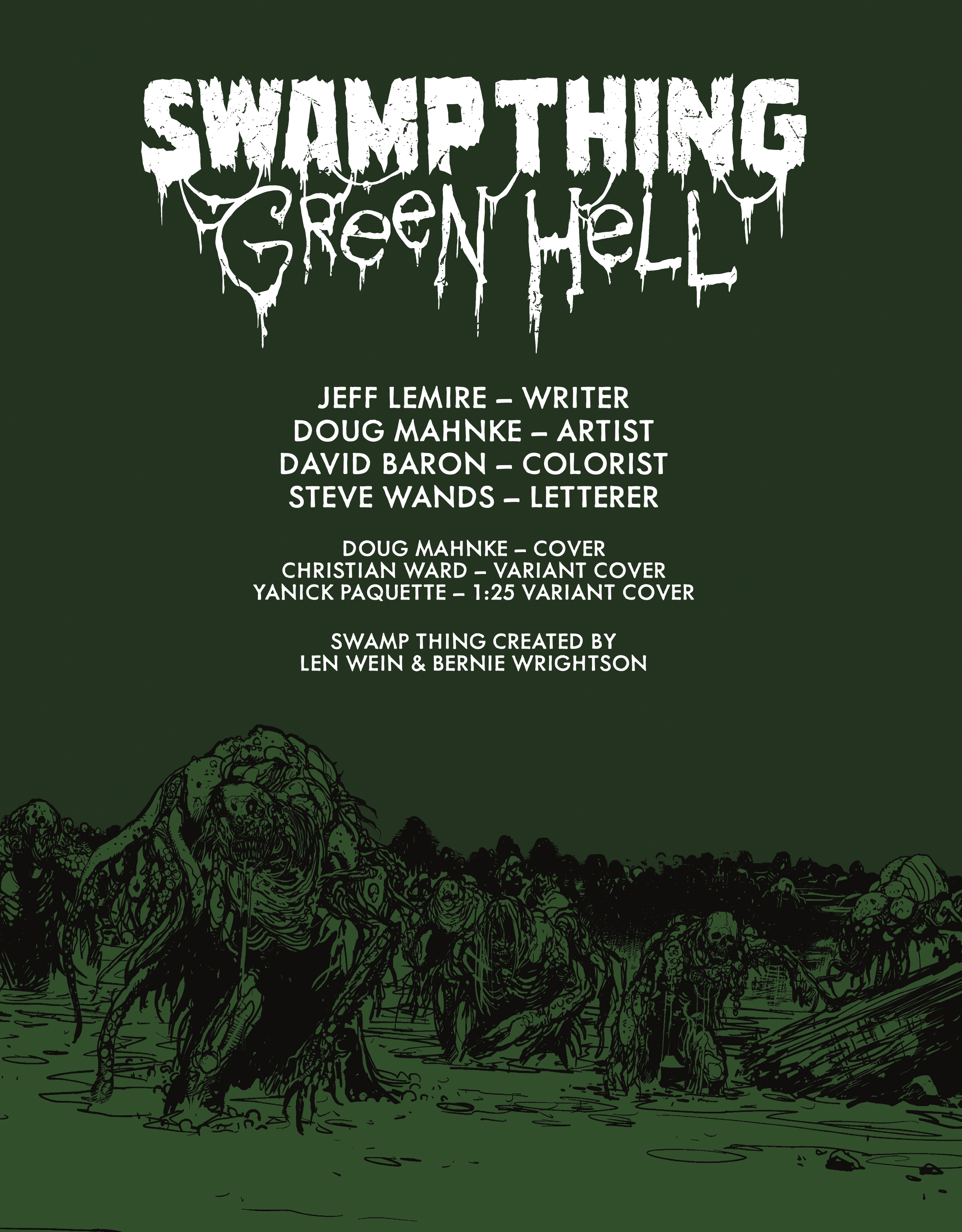 Read online Swamp Thing: Green Hell comic -  Issue #2 - 2