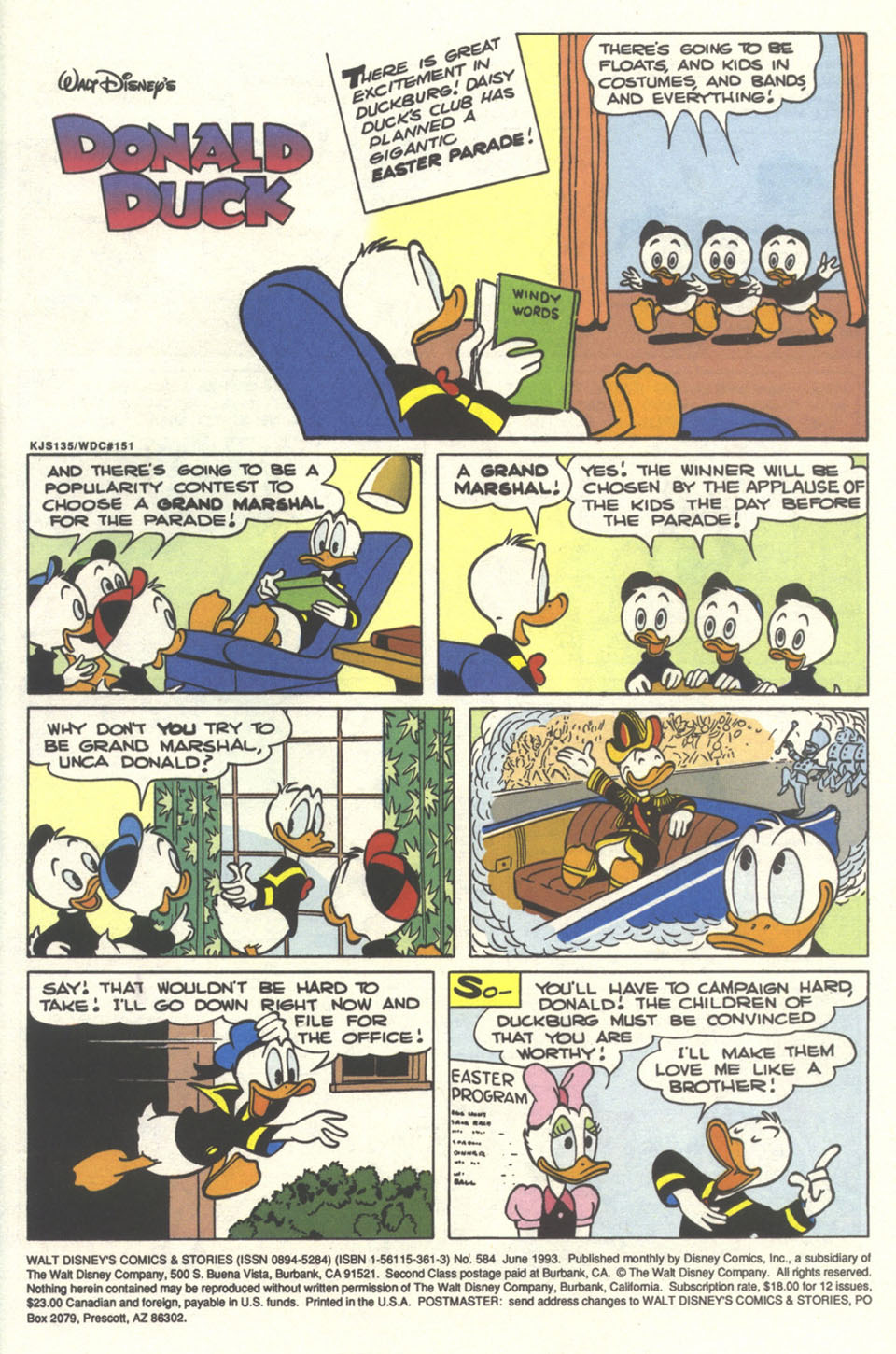 Read online Walt Disney's Comics and Stories comic -  Issue #584 - 2