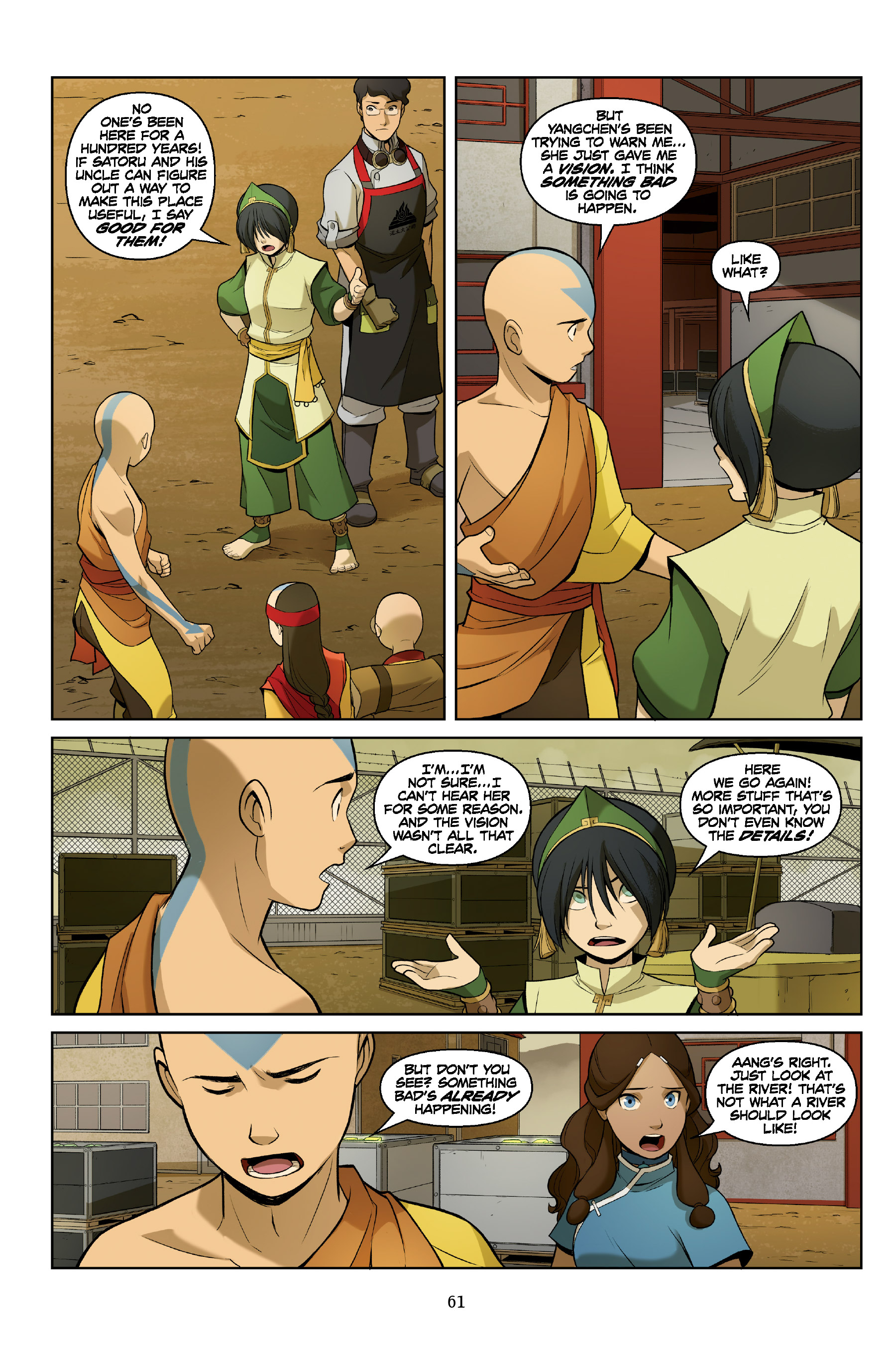 Read online Nickelodeon Avatar: The Last Airbender - The Rift comic -  Issue # _Omnibus (Part 1) - 61