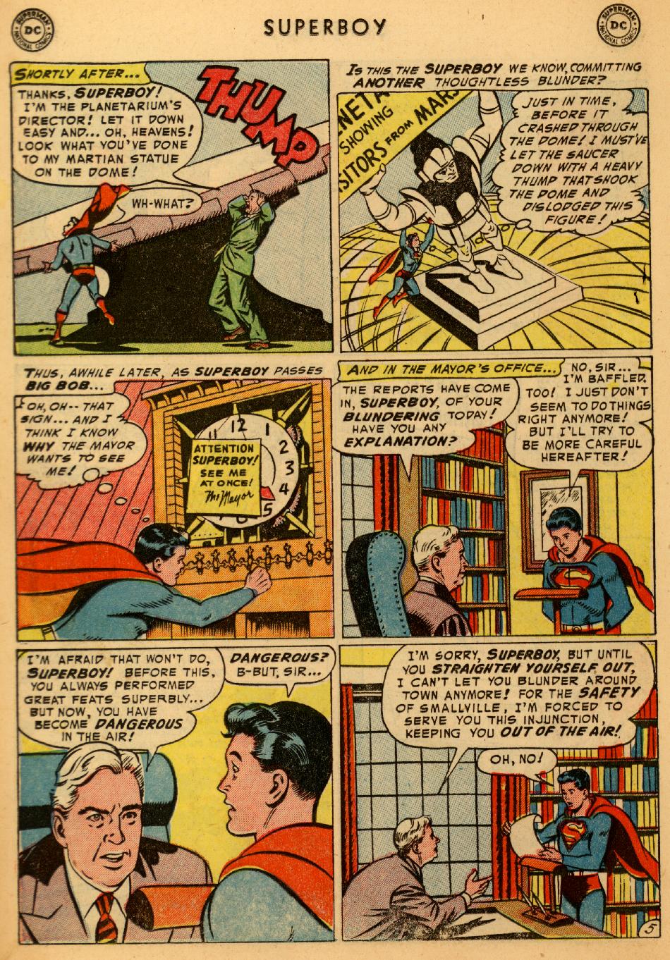 Read online Superboy (1949) comic -  Issue #32 - 17
