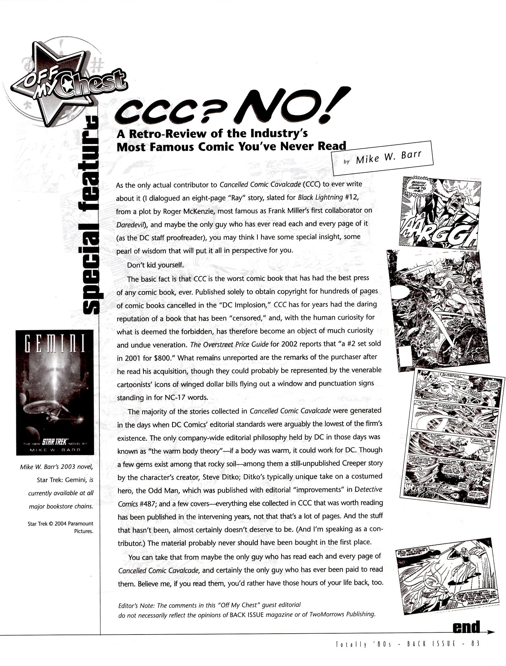 Read online Back Issue comic -  Issue #2 - 76