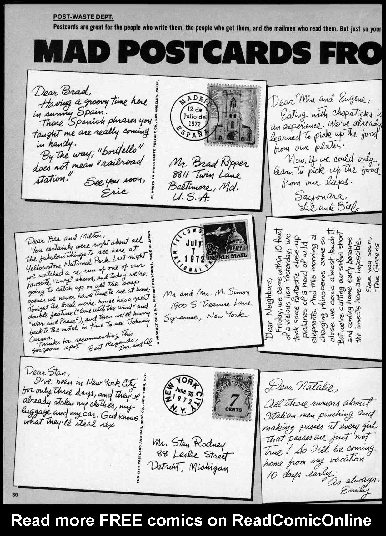 Read online MAD comic -  Issue #153 - 32