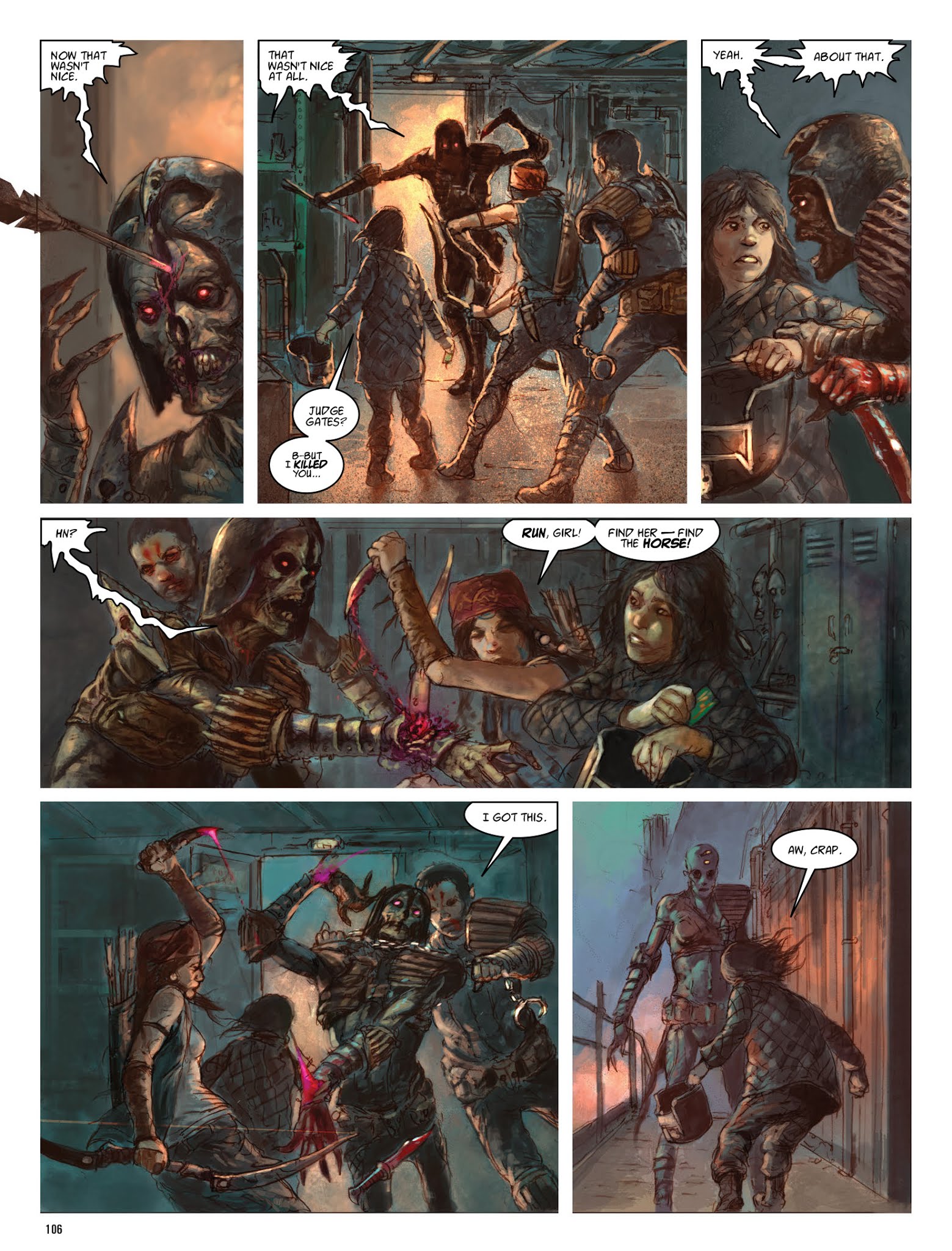 Read online The Dark Judges: The Fall of Deadworld comic -  Issue # TPB - 107