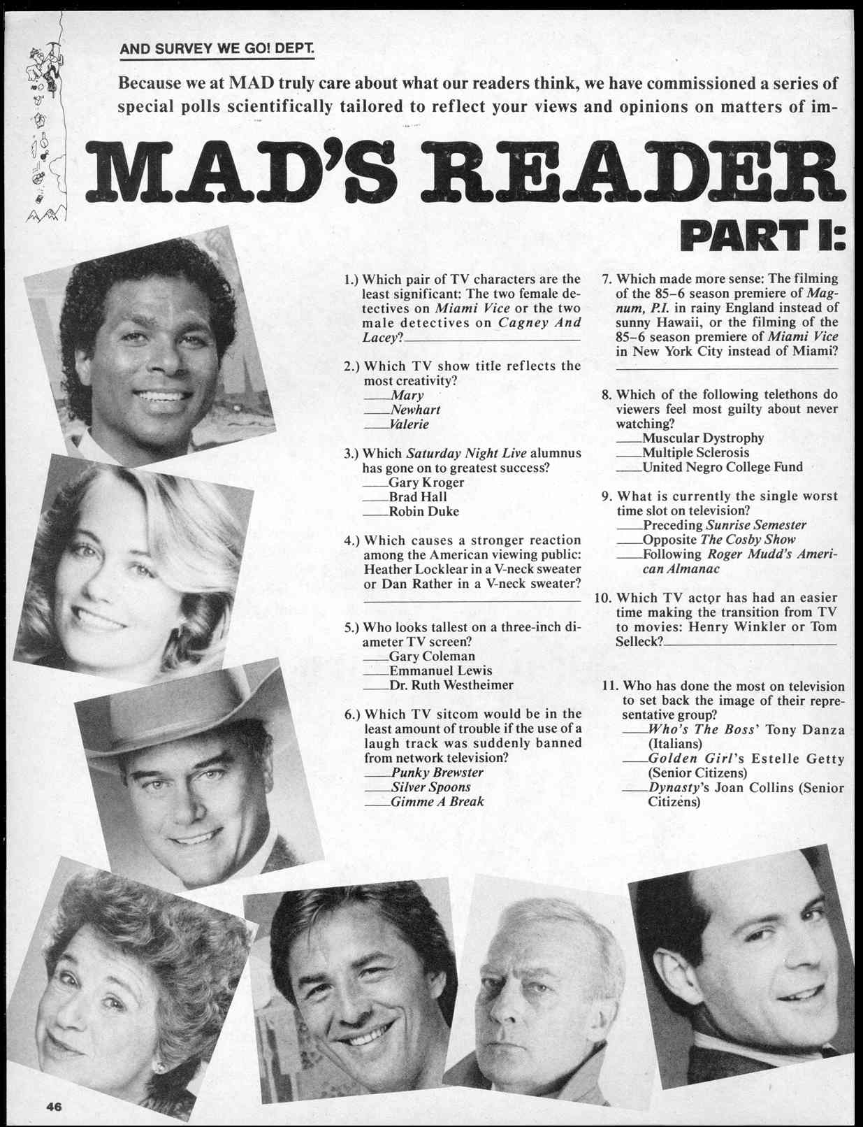 Read online MAD comic -  Issue #266 - 48