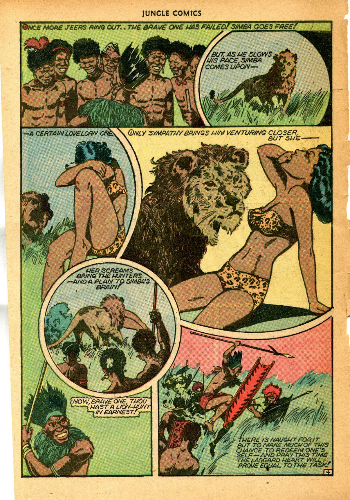 Read online Jungle Comics comic -  Issue #74 - 17