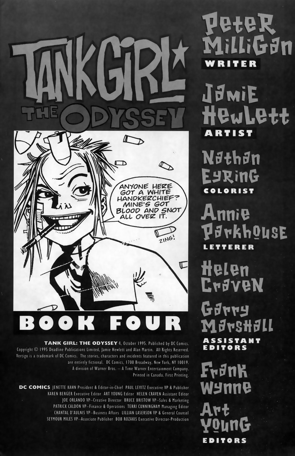 Read online Tank Girl: The Odyssey comic -  Issue #4 - 2