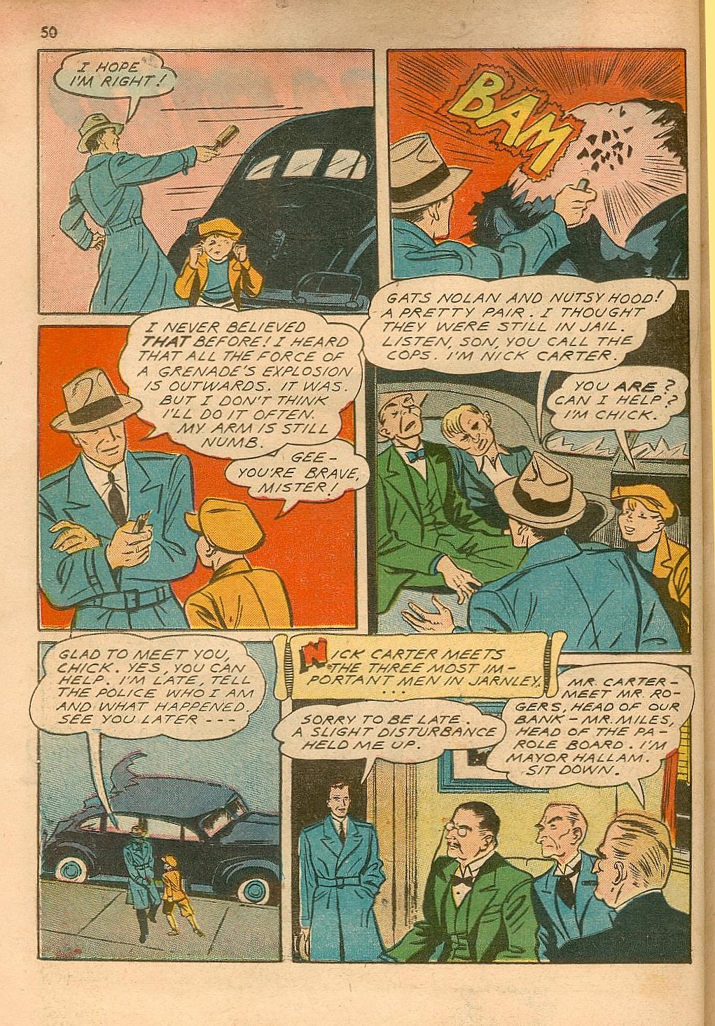Read online Shadow Comics comic -  Issue #26 - 50