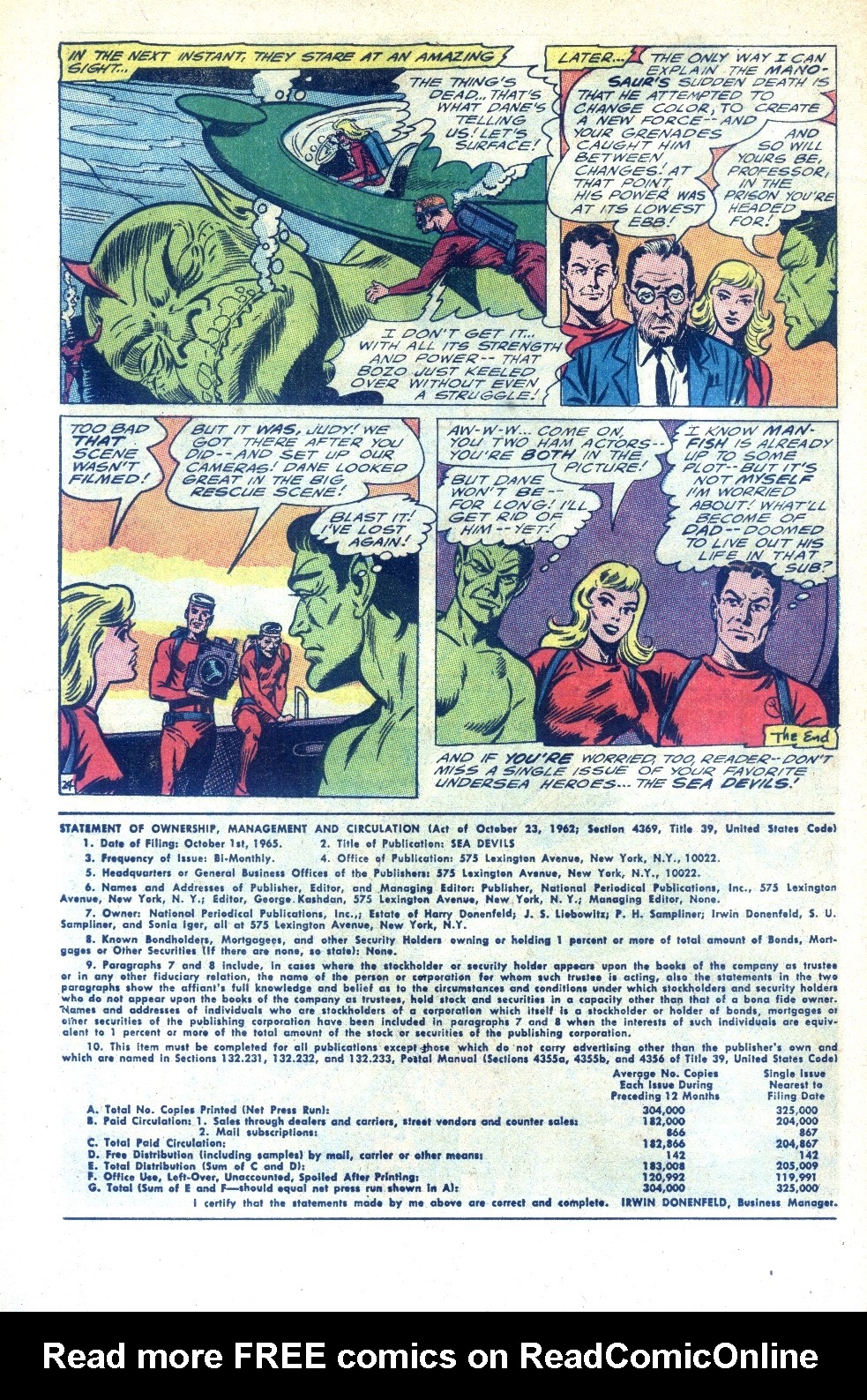 Read online Sea Devils comic -  Issue #28 - 33