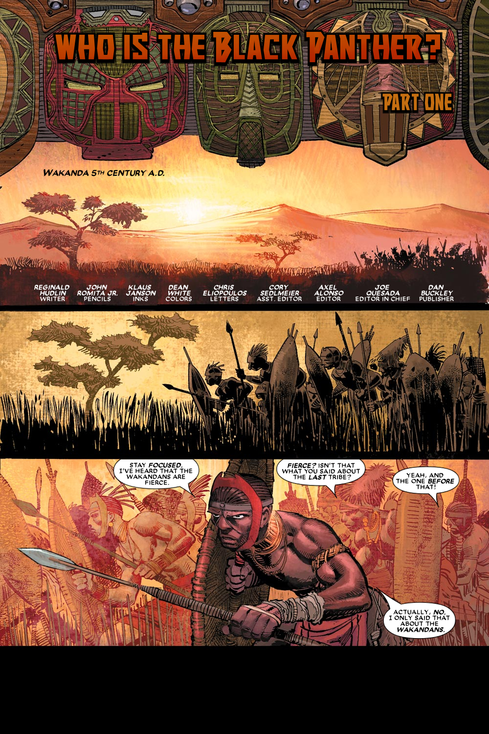 Read online Black Panther (2005) comic -  Issue #1 - 2