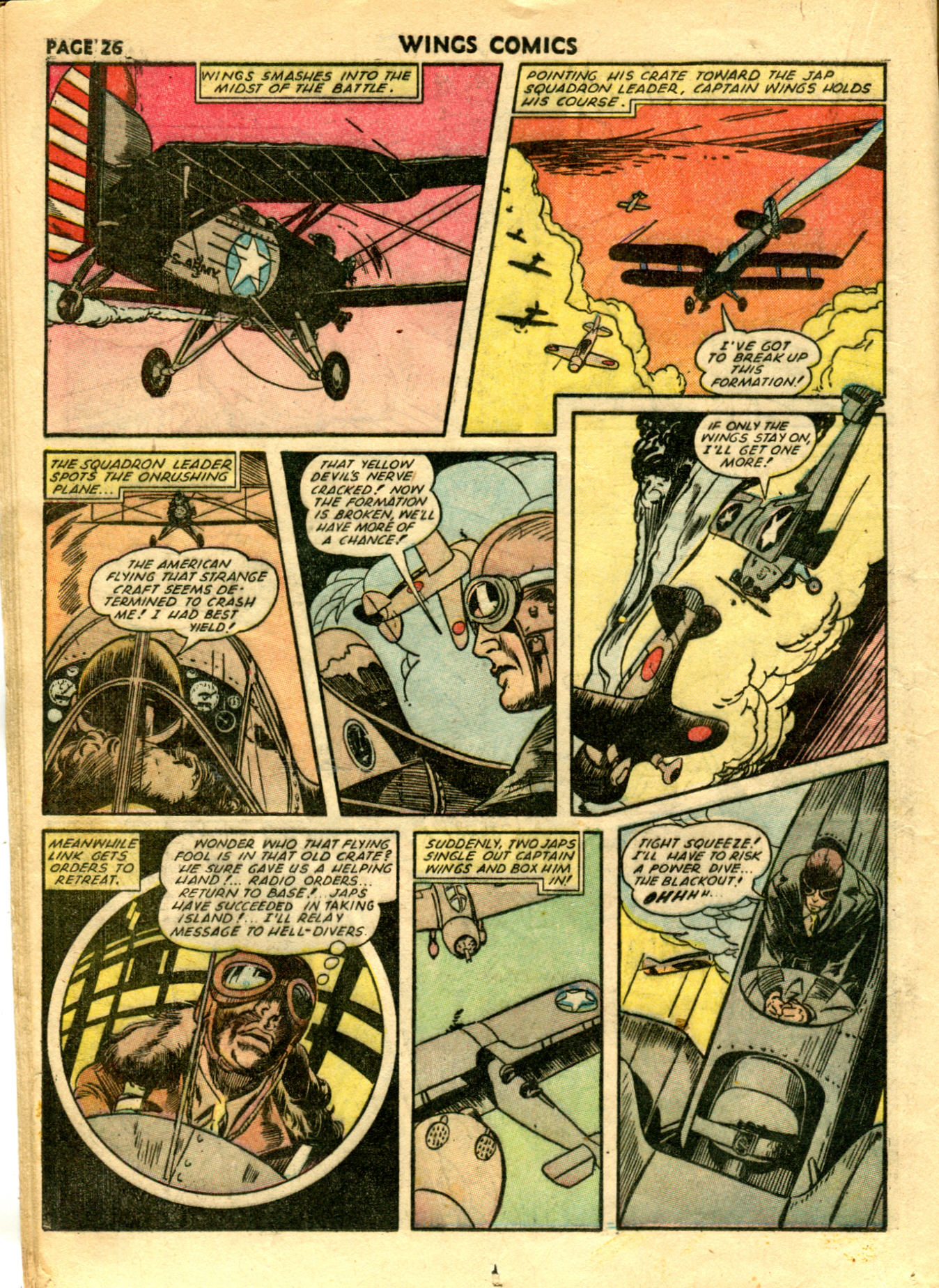 Read online Wings Comics comic -  Issue #25 - 28