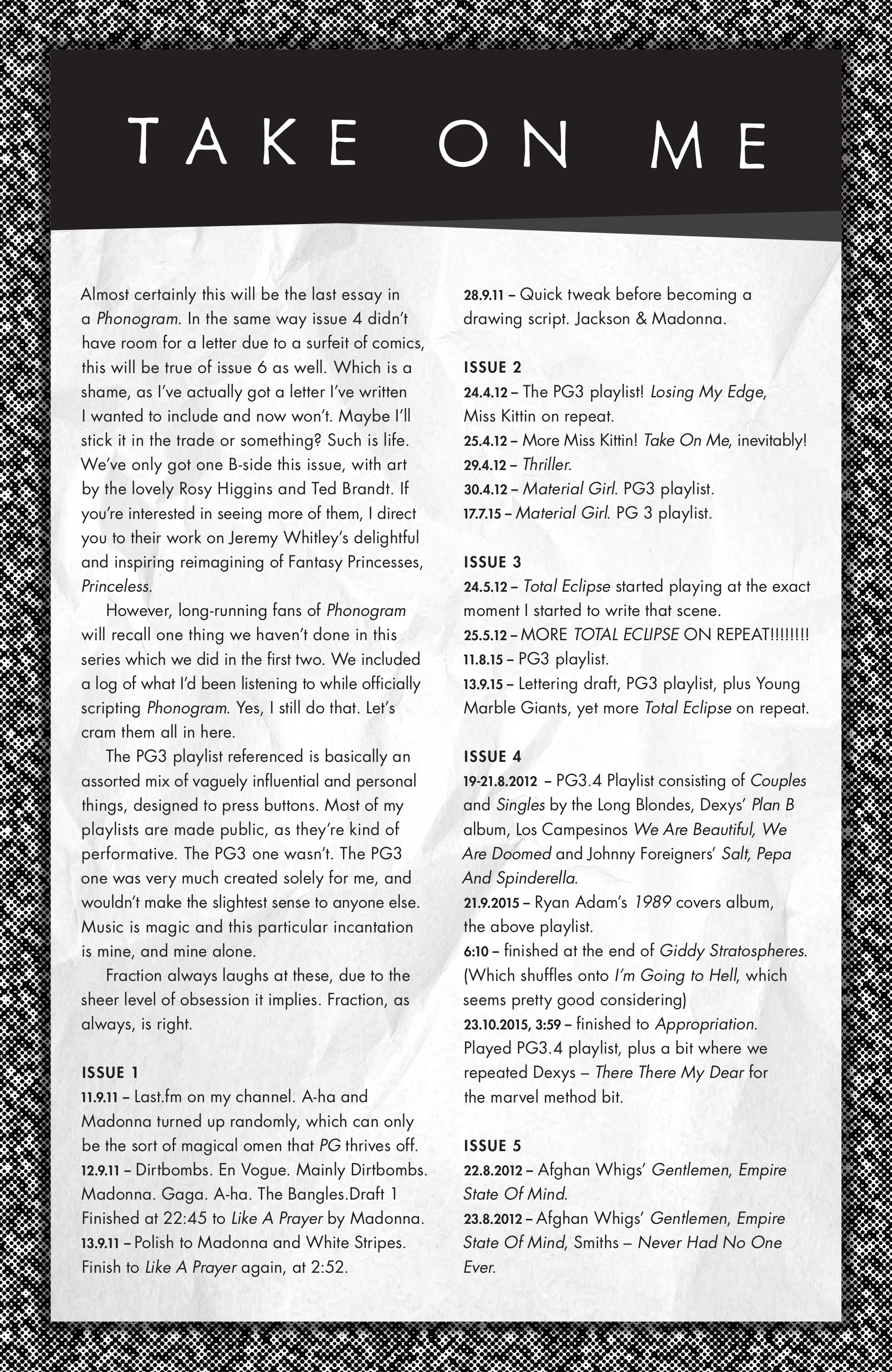 Read online Phonogram (2015) comic -  Issue #5 - 24