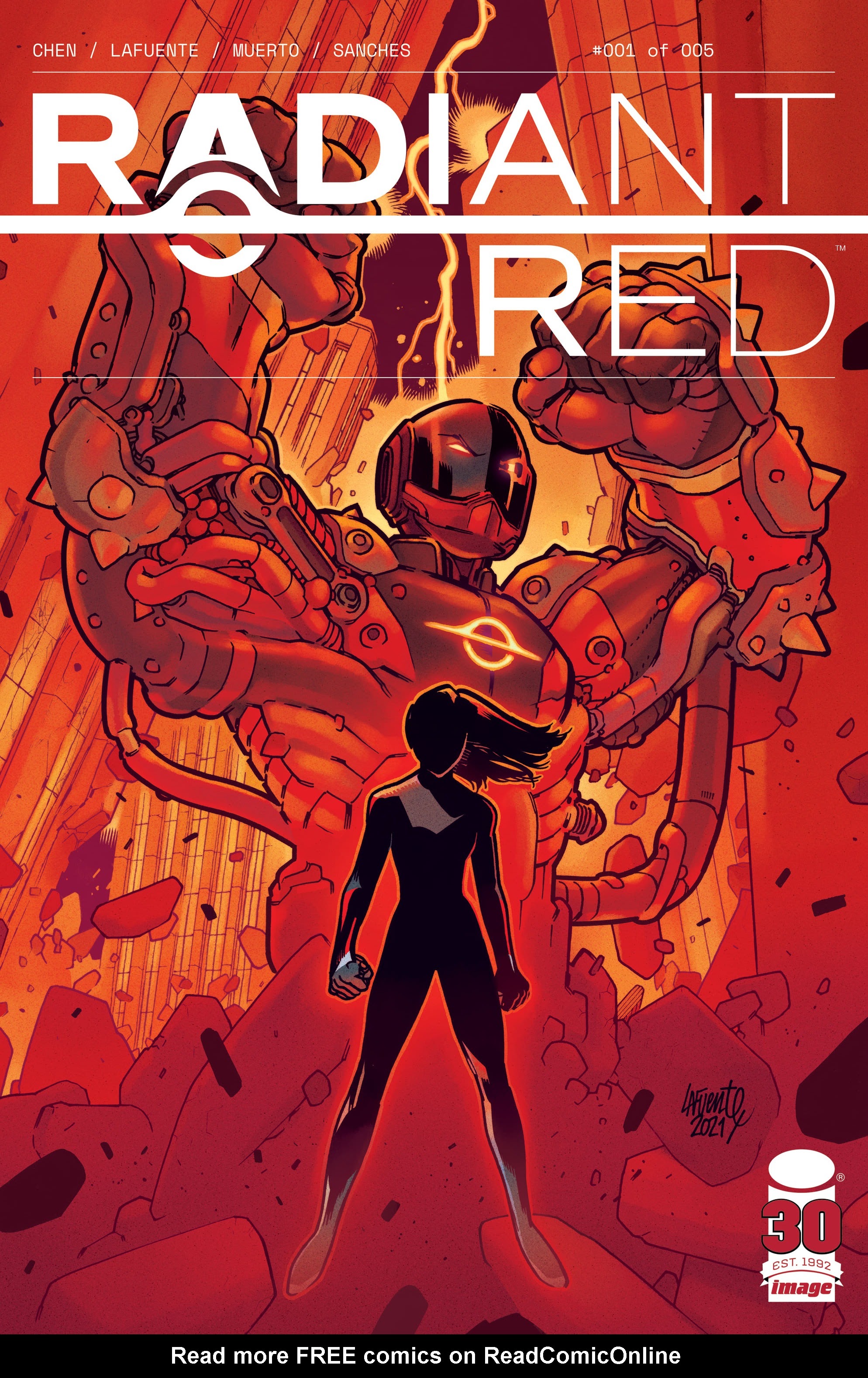 Read online Radiant Red comic -  Issue #1 - 1