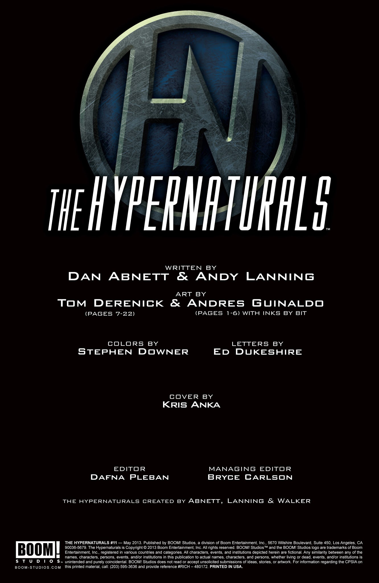 Read online The Hypernaturals comic -  Issue #11 - 2