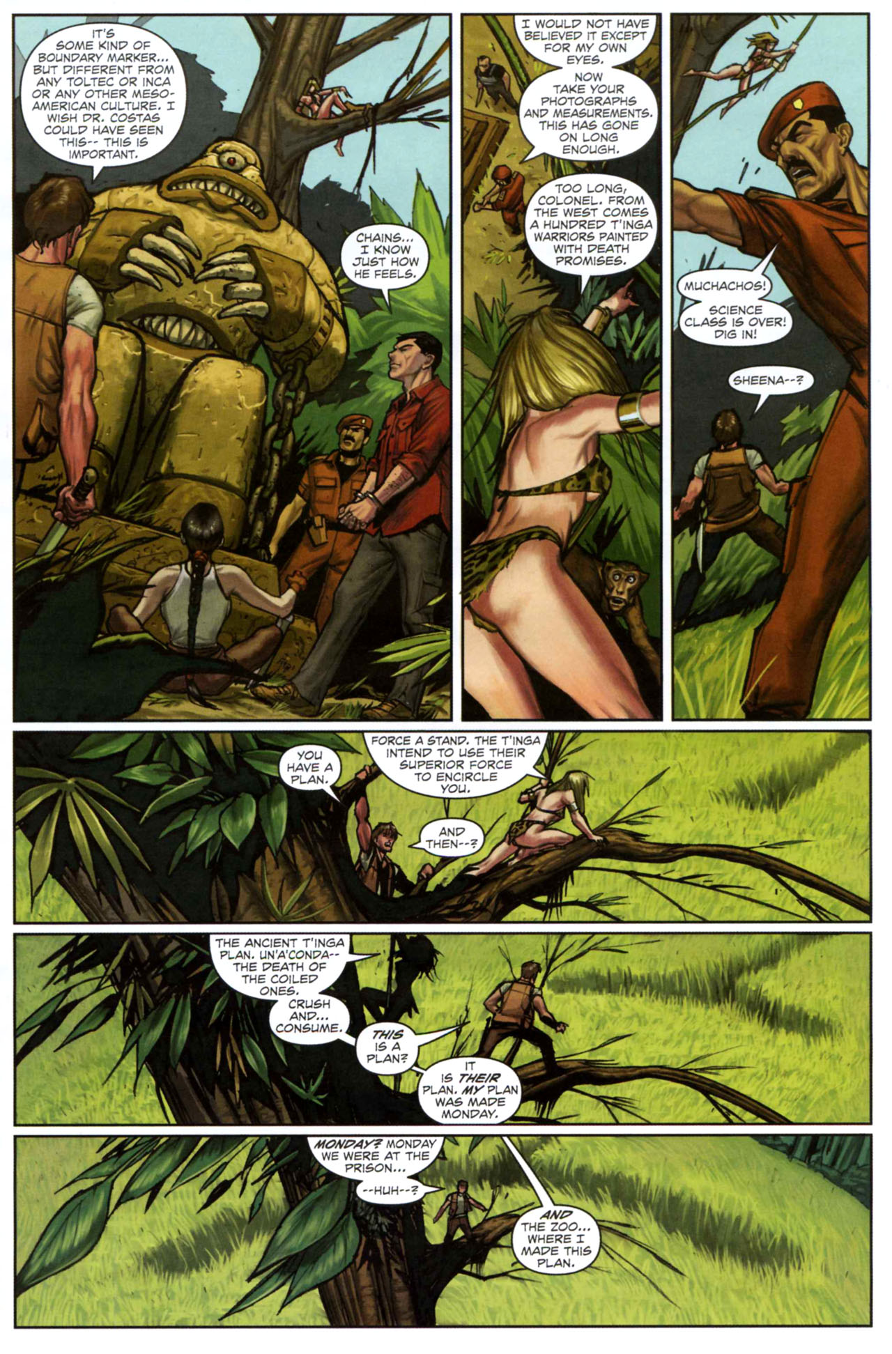 Read online Sheena - Trail of the Mapinguari comic -  Issue # Full - 28